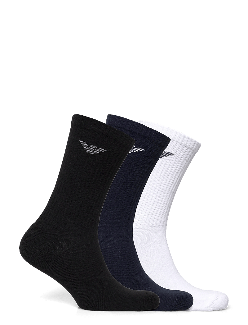 Emporio Armani - MEN'S KNIT SHORT SOCKS - klassikalised sokid - 00997-multicolor - 1