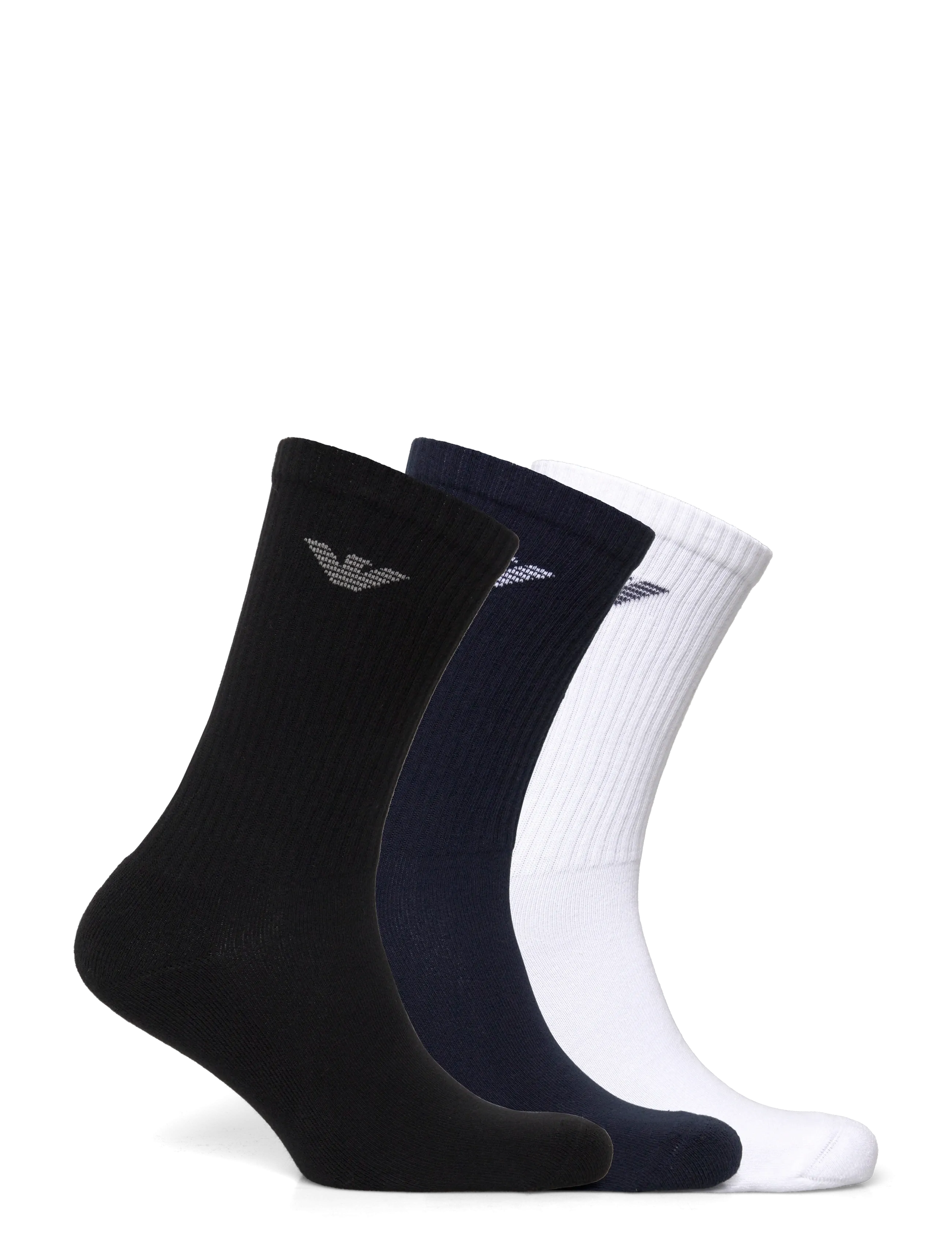 Emporio Armani - MEN'S KNIT SHORT SOCKS - crew socks - 00997-multicolor - 1