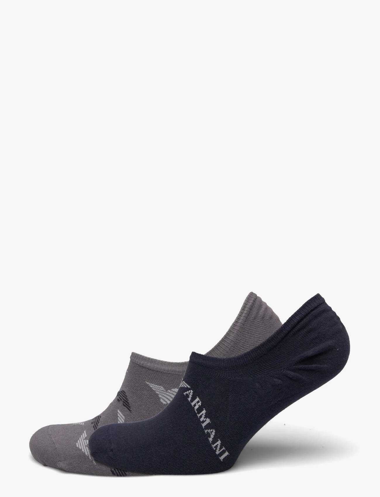 Emporio Armani - 2PACK SOCKS - lowest prices - 52636-marin/antrac/eag.mar - 0