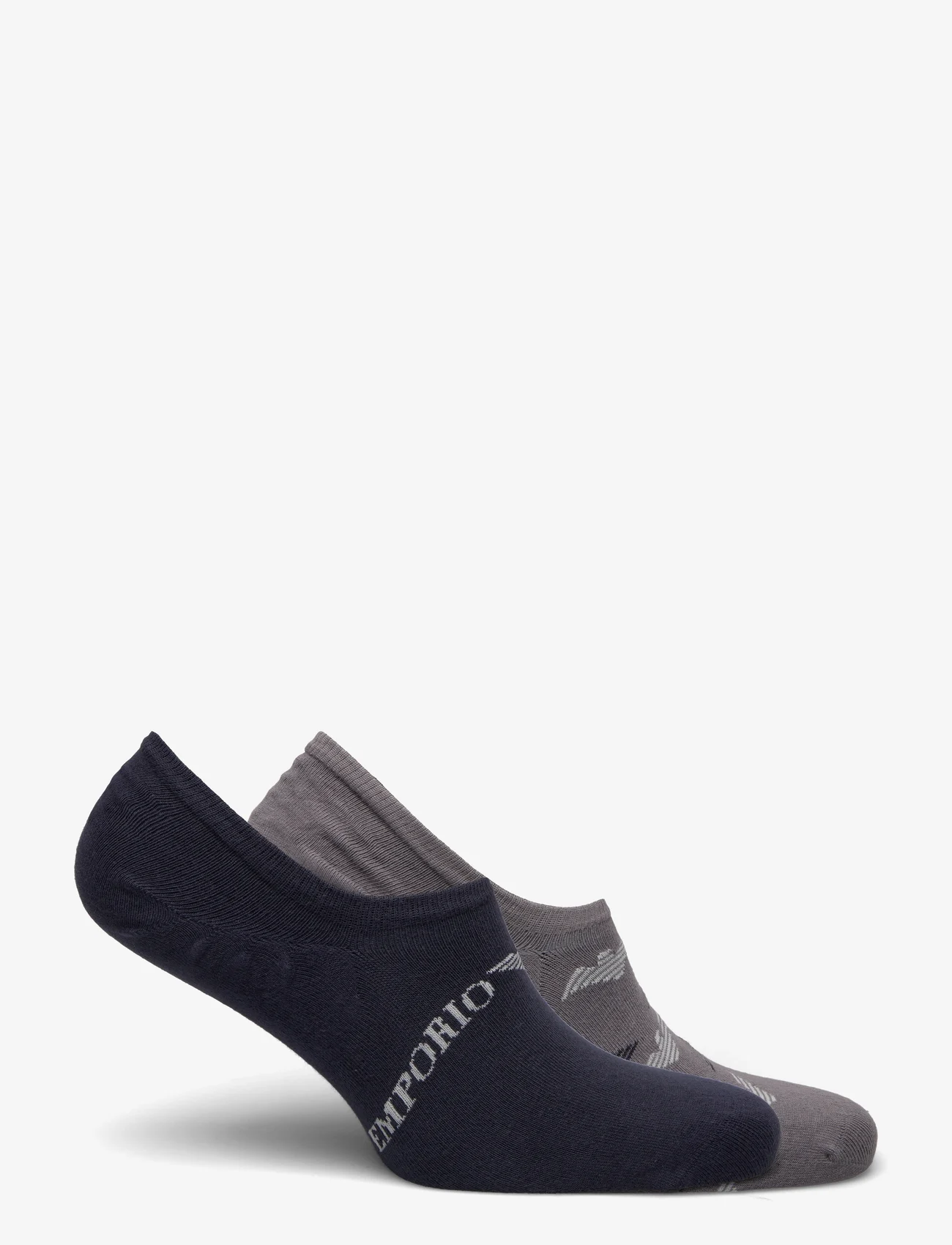 Emporio Armani - 2PACK SOCKS - lowest prices - 52636-marin/antrac/eag.mar - 1