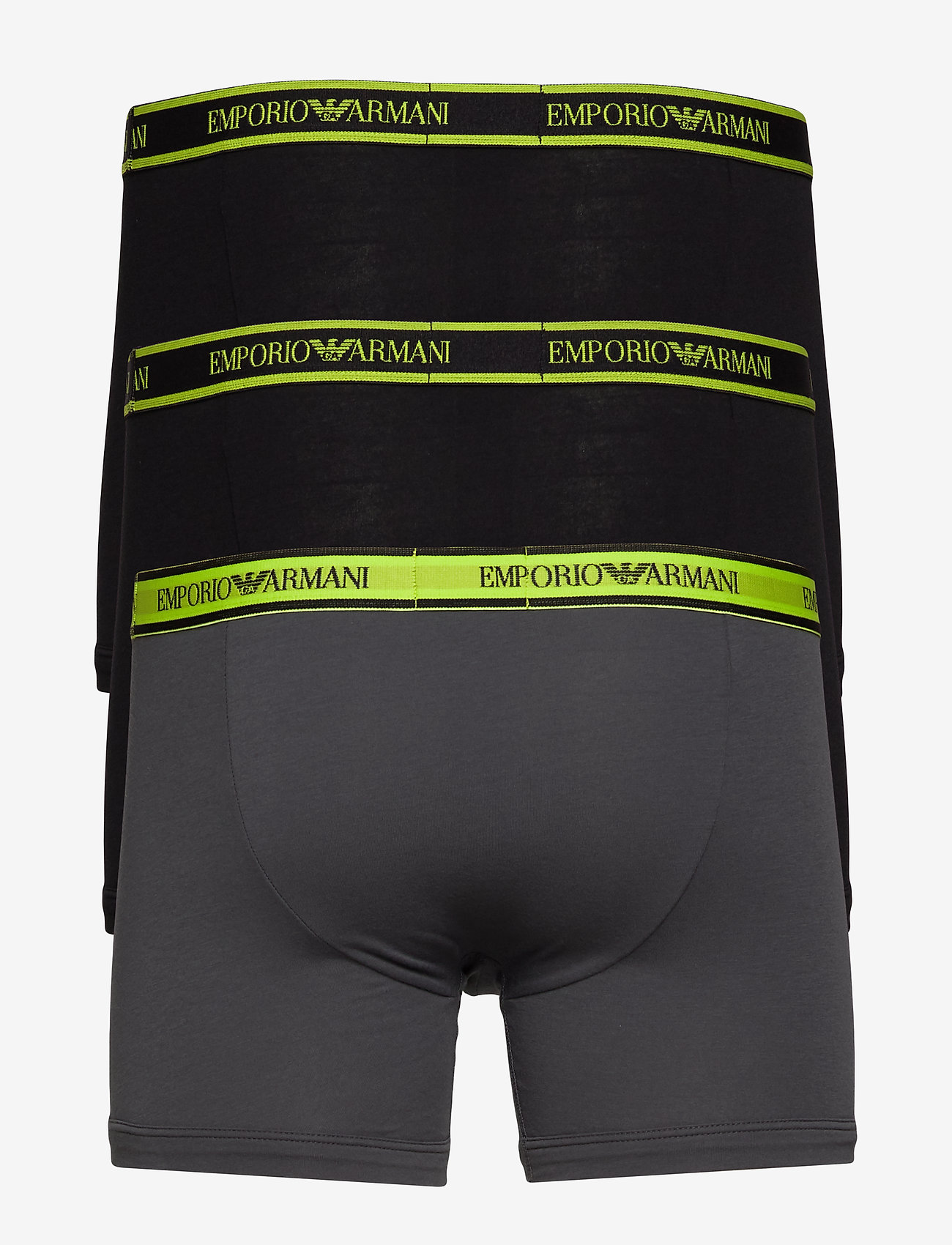 Emporio Armani - MEN'S KNIT 3-PACK BOXER - nero/antrac./nero - 2