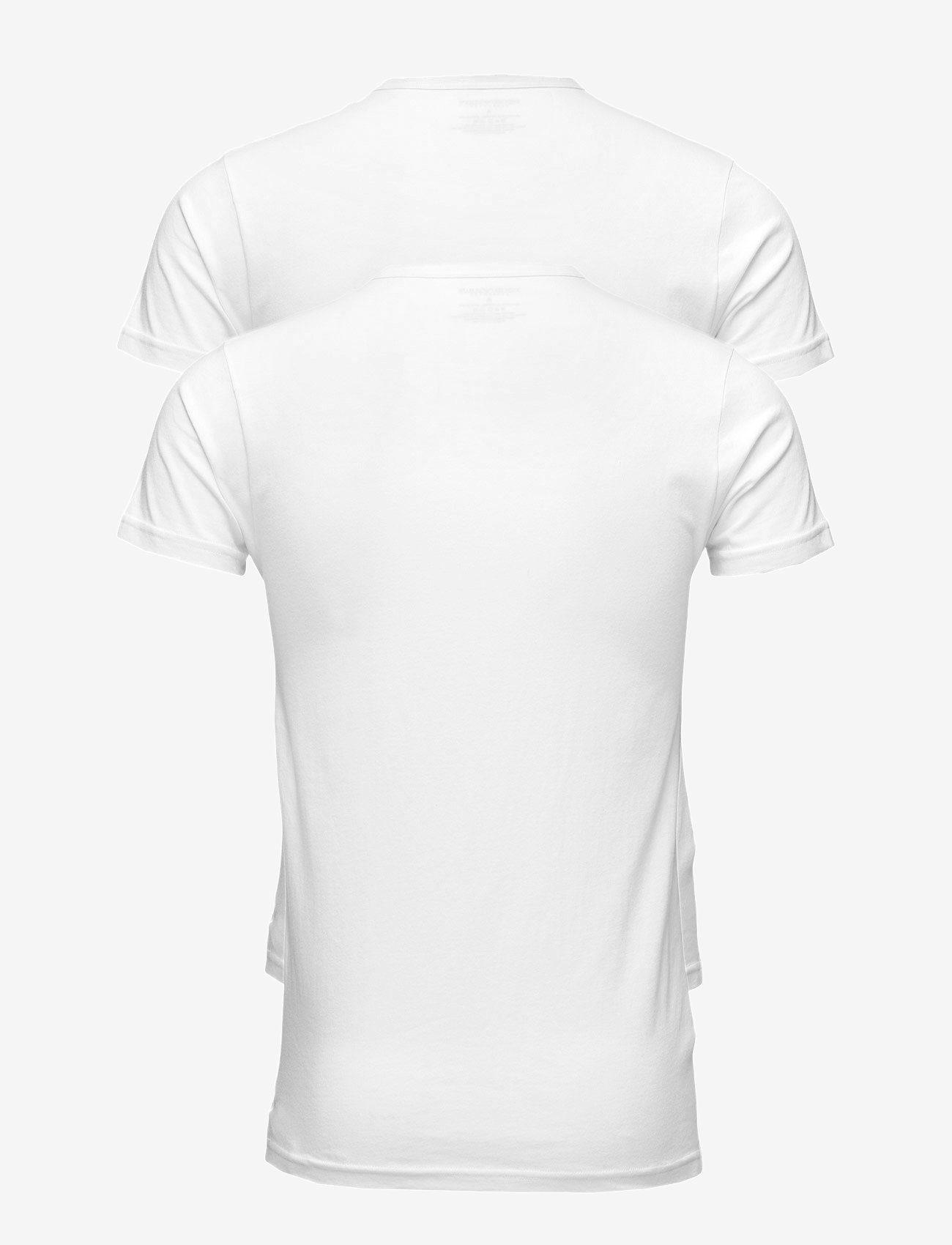 Emporio Armani - MENS KNIT 2PACK T-SH - multipack t-shirts - bianco/bianco - 1