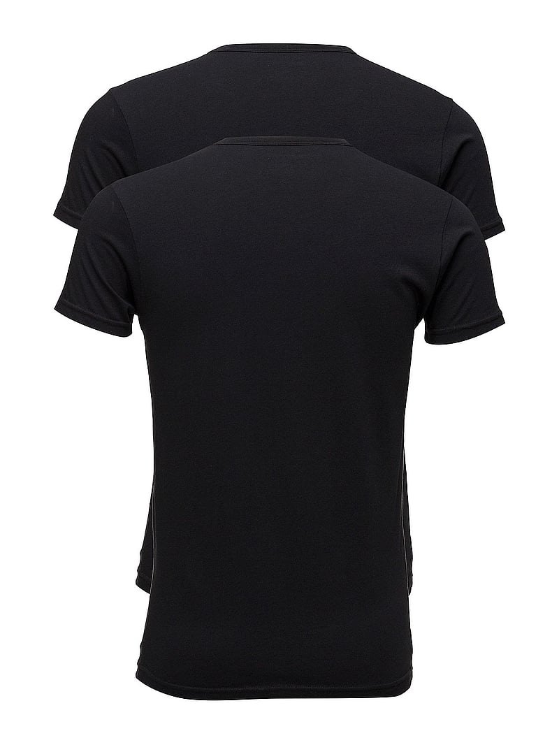 Emporio Armani - MENS KNIT 2PACK T-SH - multipack t-shirts - nero/nero - 2