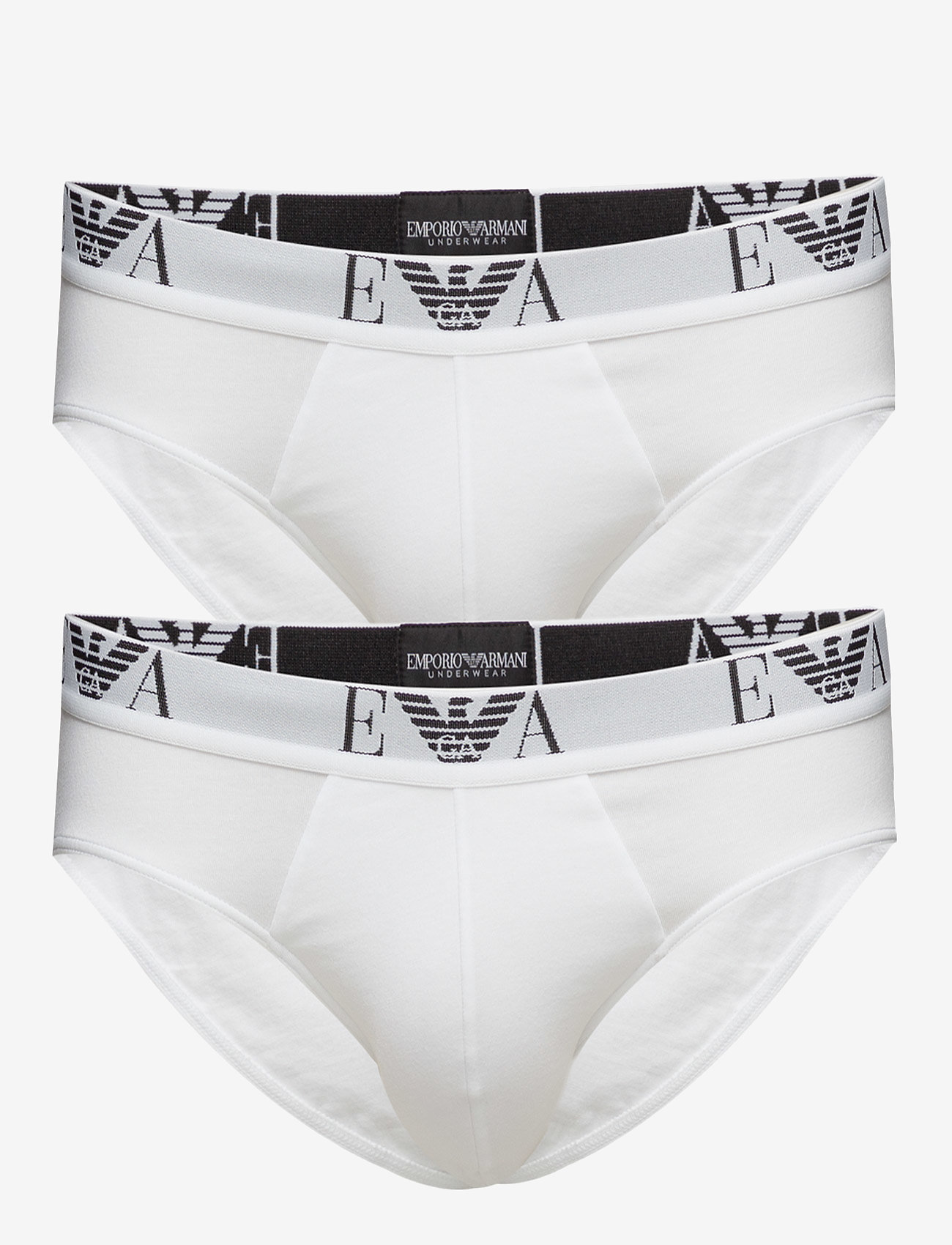 Emporio Armani - MENS KNIT 2PACK BRIE - die niedrigsten preise - bianco/bianco - 0