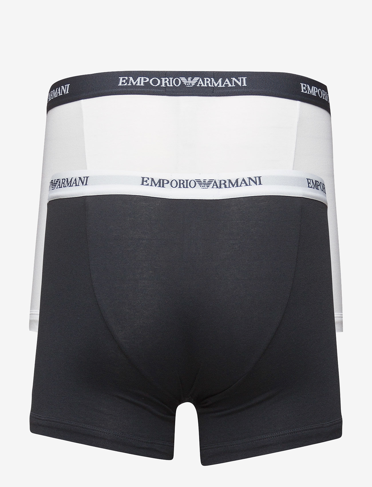 Emporio Armani - MENS KNIT 2PACK BOXER - madalaimad hinnad - 10410 bianco/marine - 1