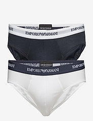 Emporio Armani - MENS KNIT 2PACK BRIE - multipack kalsonger - bianco/marine - 0
