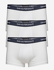 Emporio Armani - MENS KNIT 3PACK BOXE - majtki w wielopaku - bianco - 0