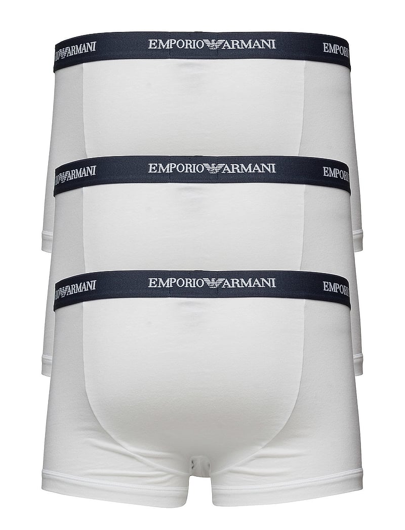 Emporio Armani - MENS KNIT 3-PACK TRUNKS - multipack underpants - bianco - 1