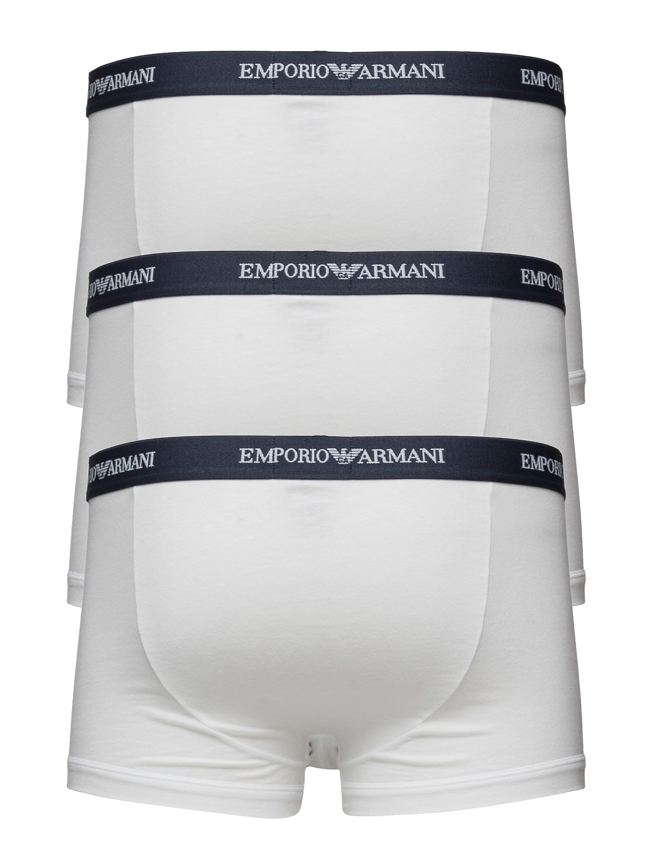 Emporio Armani - MENS KNIT 3-PACK TRUNKS - boxer briefs - bianco - 1