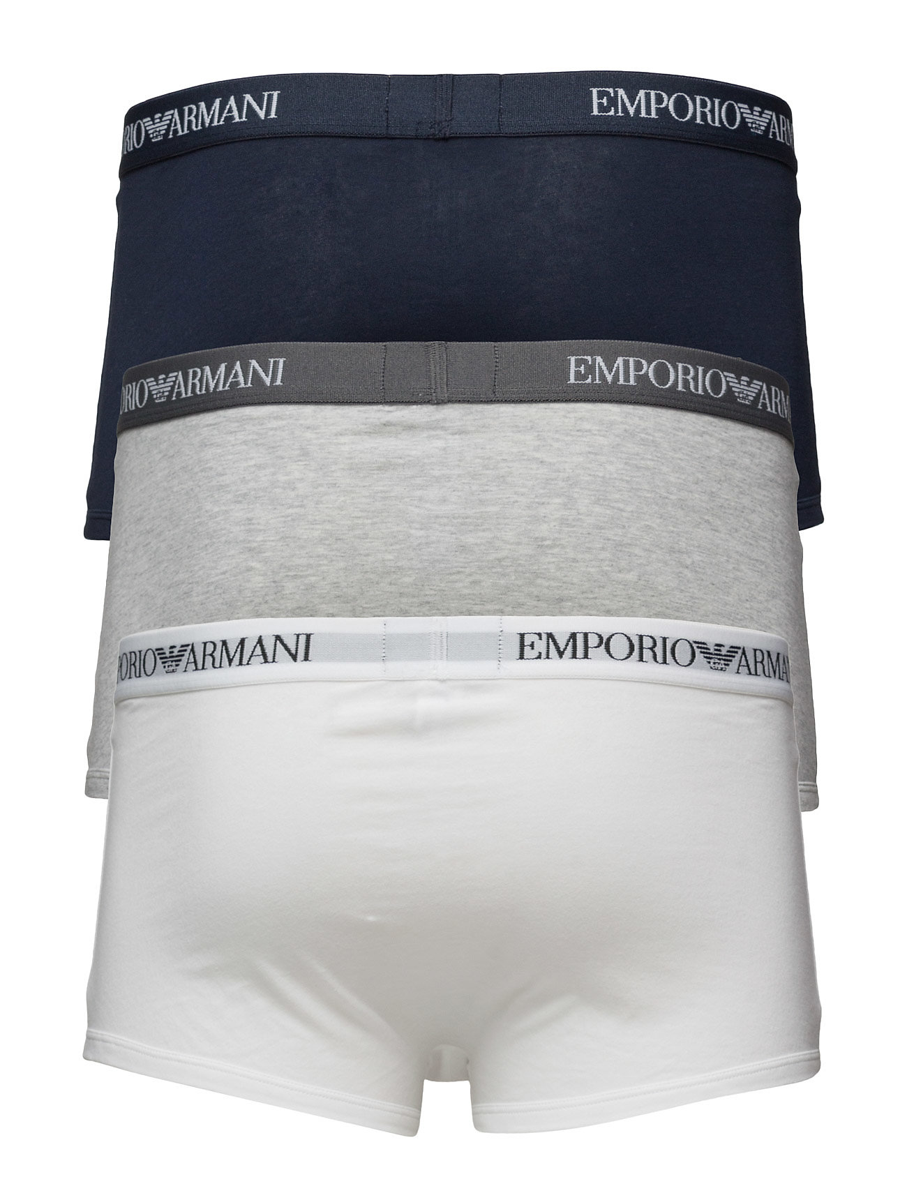 Emporio Armani - MENS KNIT 3PACK TRUN - unterhosen im multipack - bco/grigiomel/marine - 1