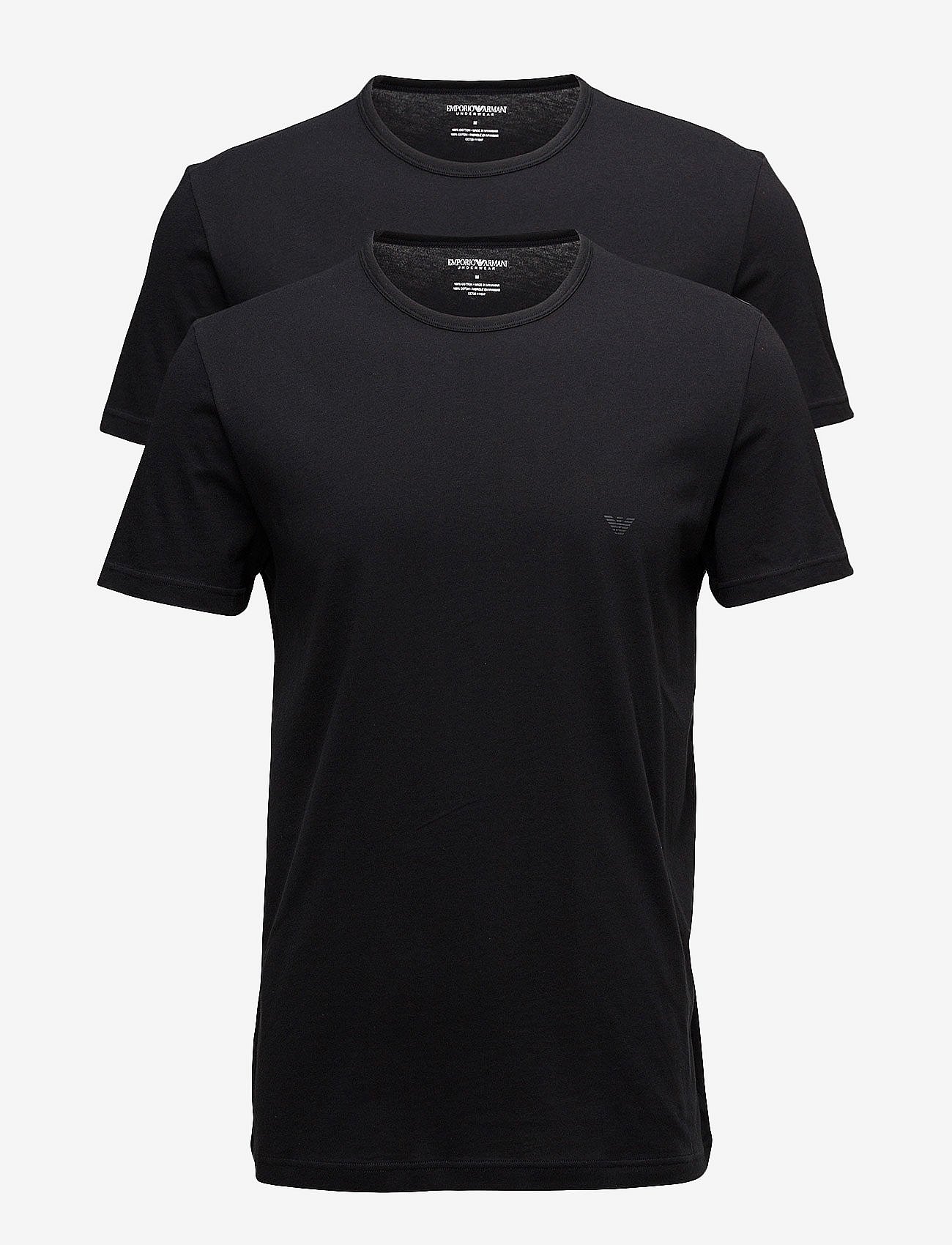 MENS KNIT 2PACK TSH - NERO/NERO