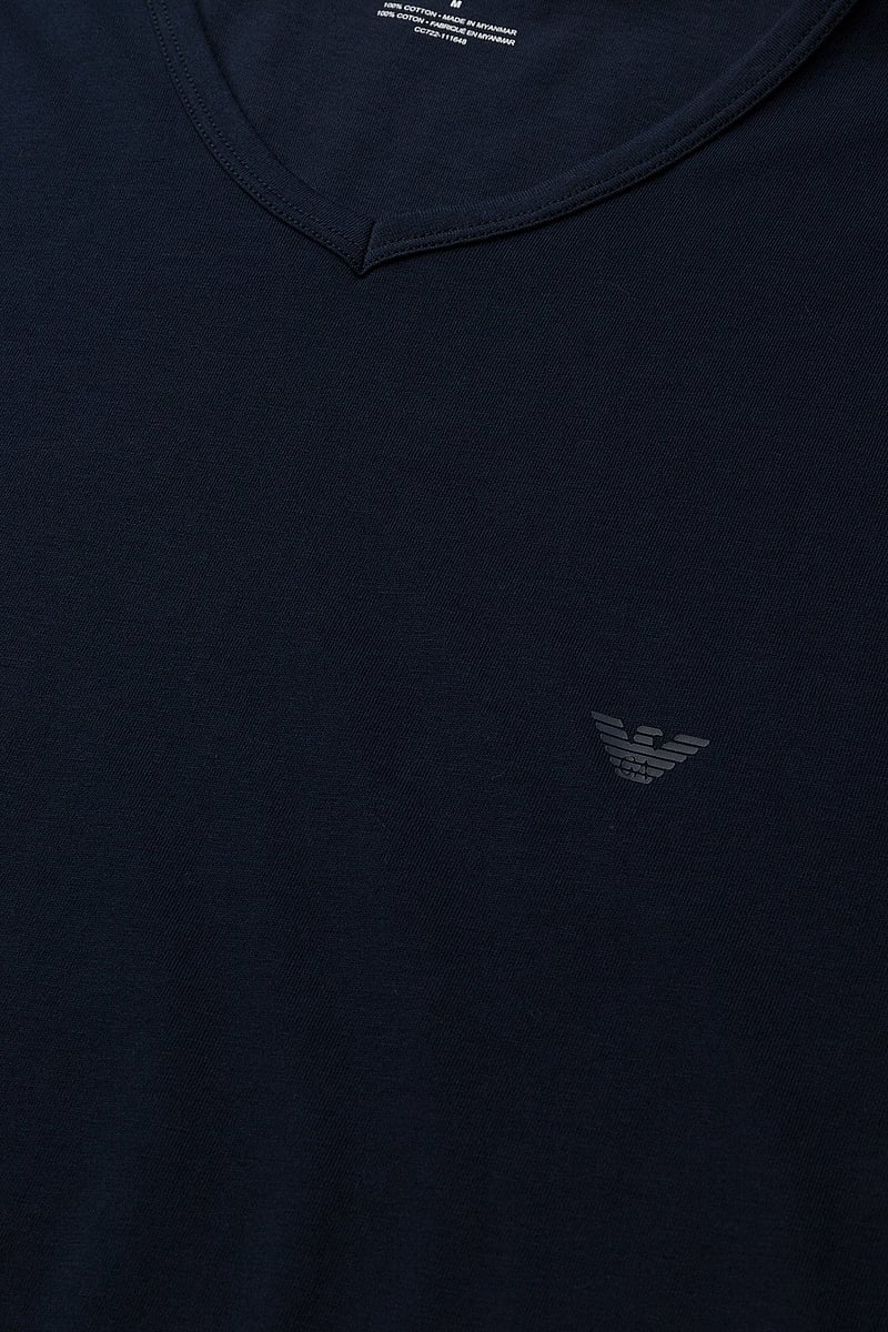 Emporio Armani - MENS KNIT 2PACK TSH - multipack t-shirts - marine/marine - 1