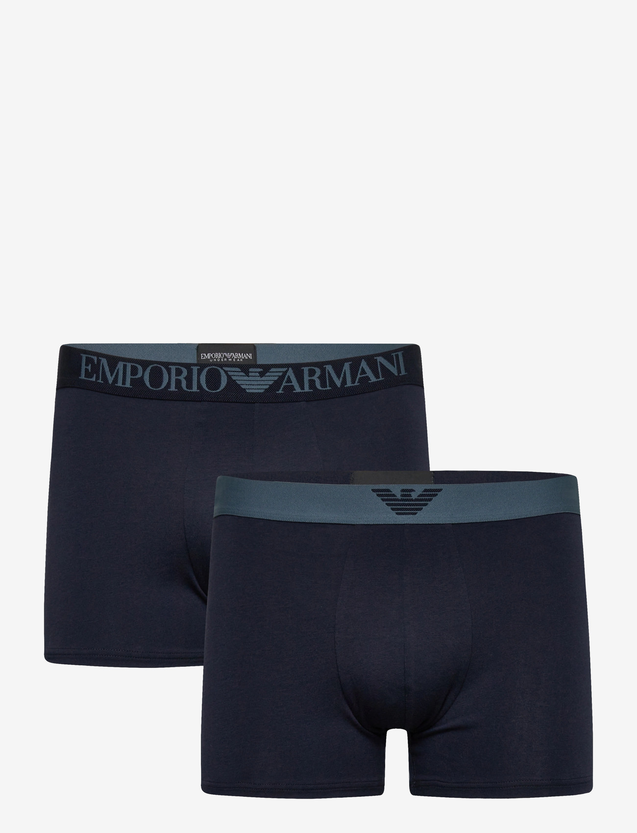 Emporio Armani - 2 PACK BOTTOM - boxer briefs - ar.blue/ar.blue - 0