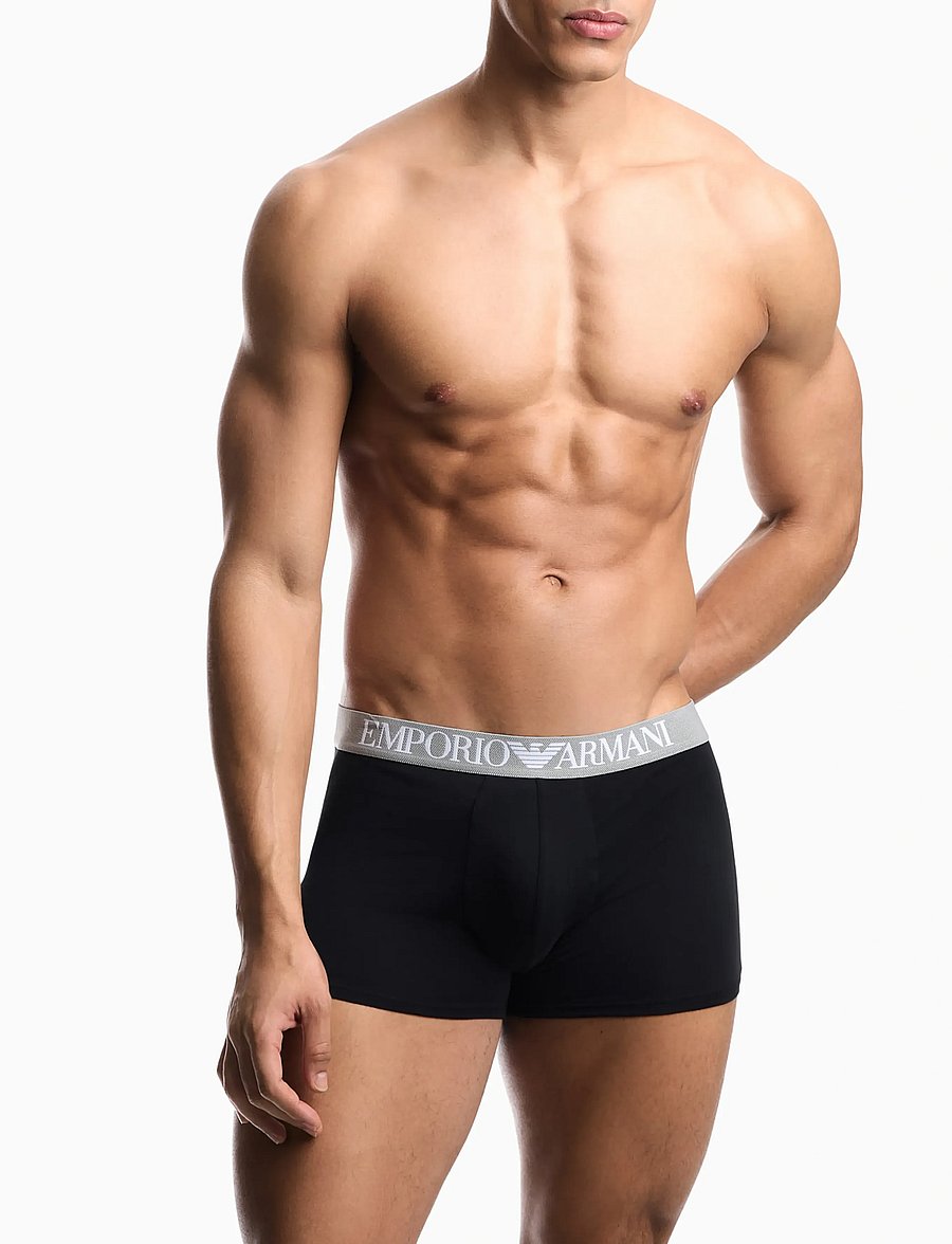 Emporio Armani - 2 PACK BOTTOM - multipack kalsonger - grey melange/black - 0