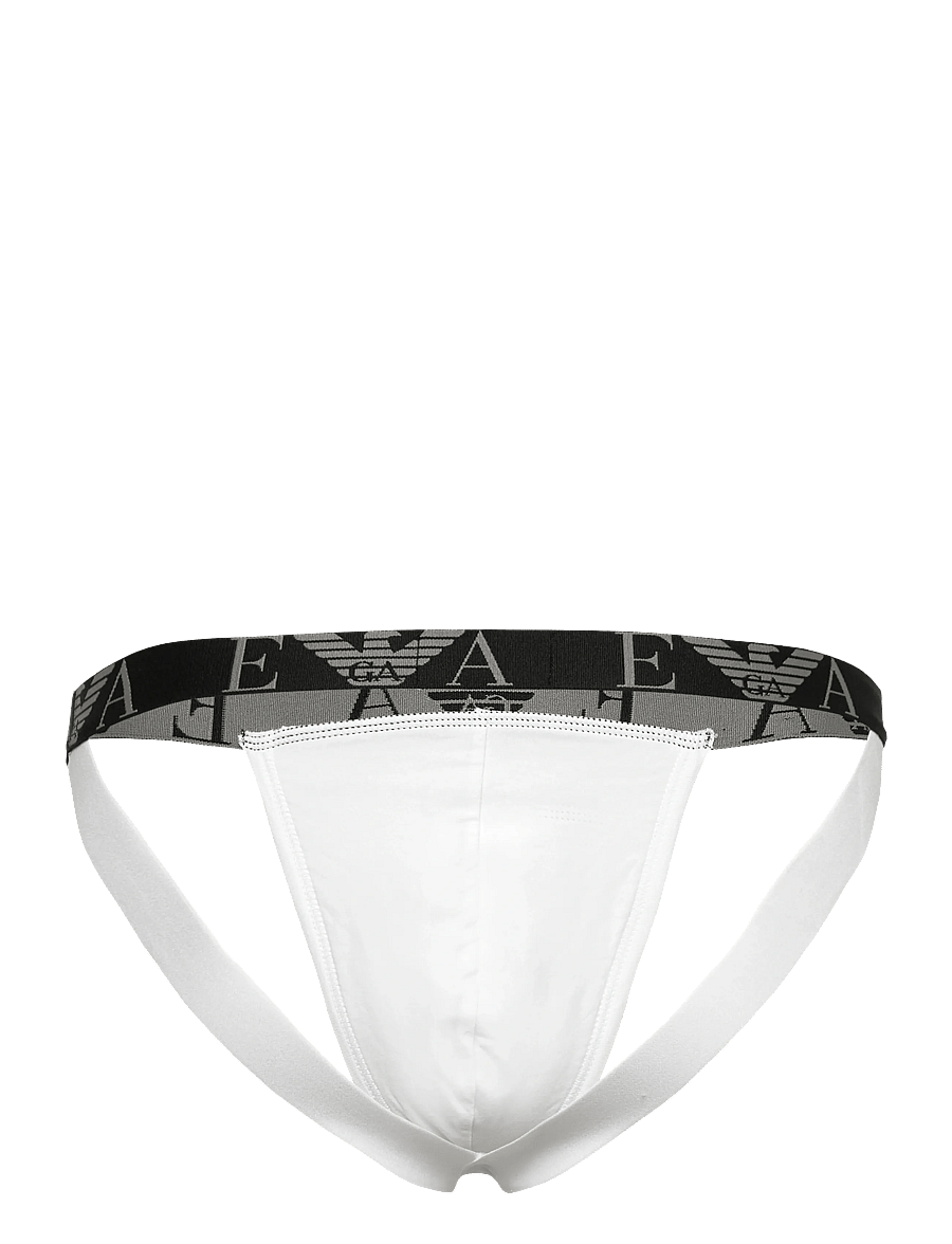 Emporio Armani - 2 PACK BOTTOM - jockstraps - black/white - 3