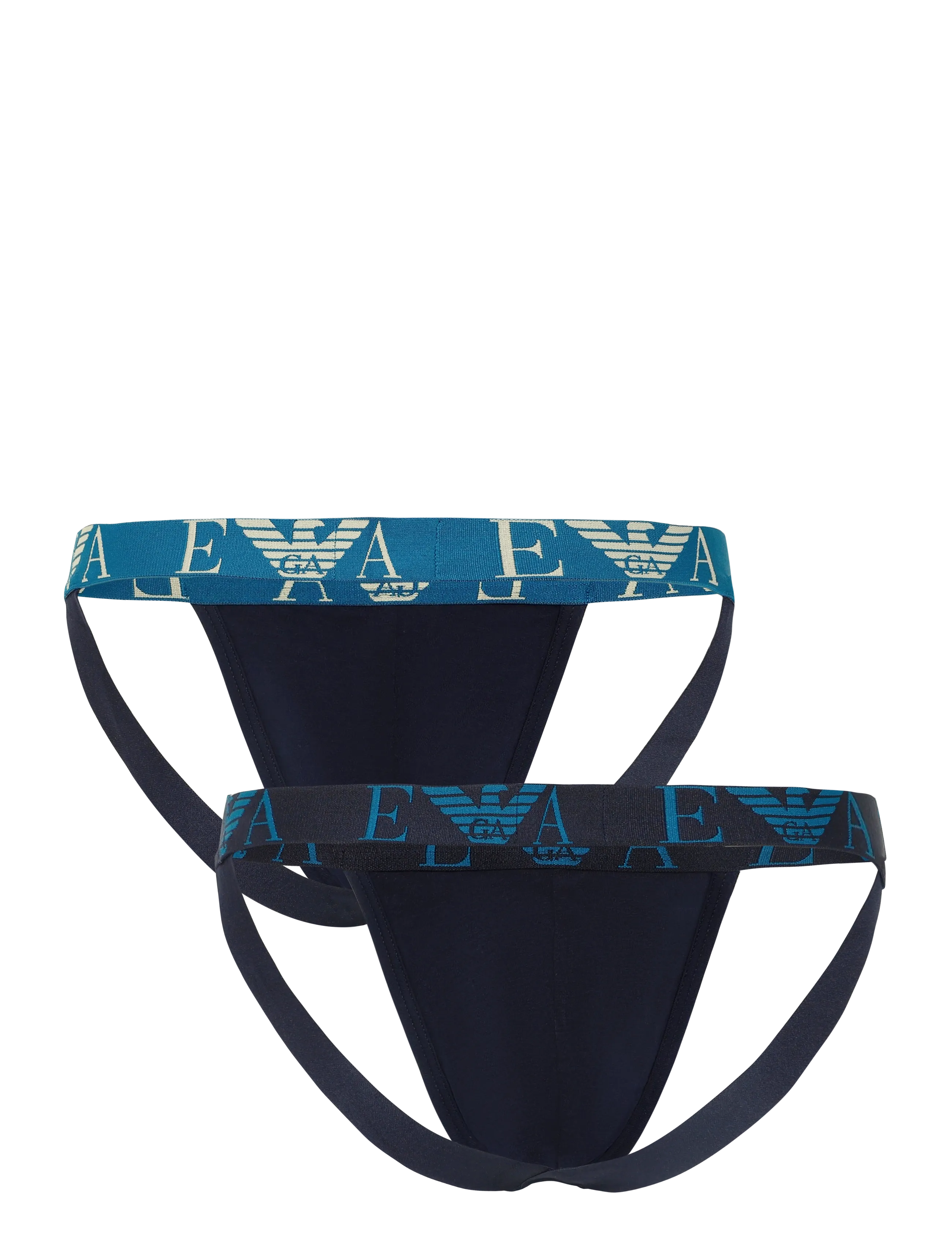 Emporio Armani - 2-PACK BOTTOM - blu/blu - 1