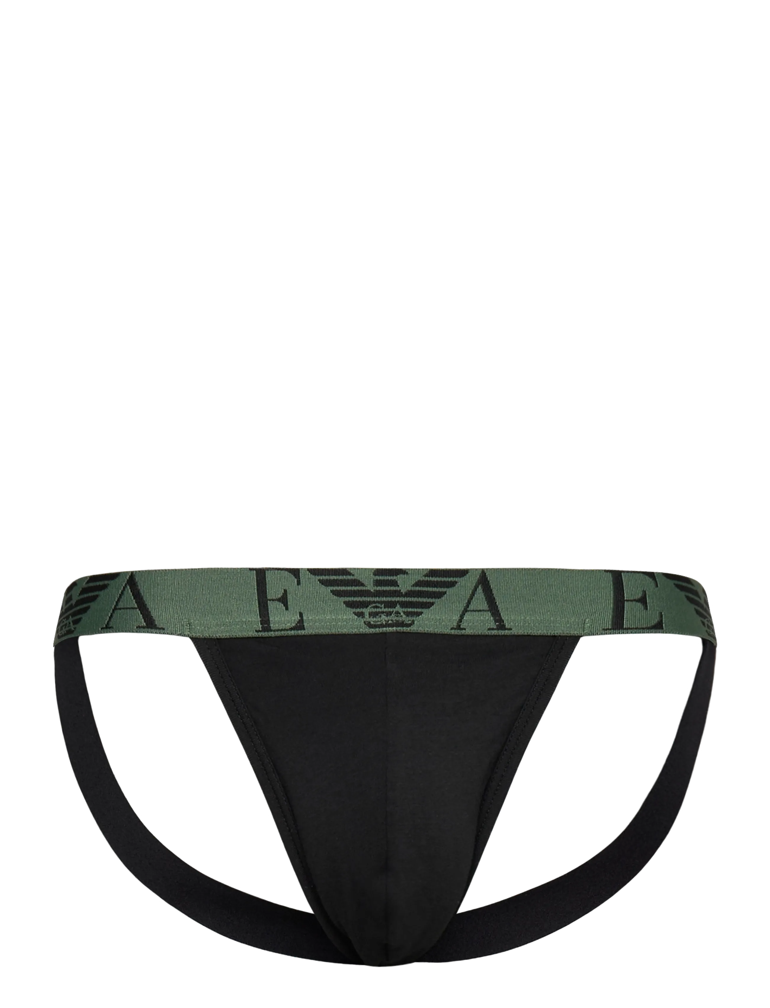 Emporio Armani - 2-PACK BOTTOM - jockstraps - green/black - 3