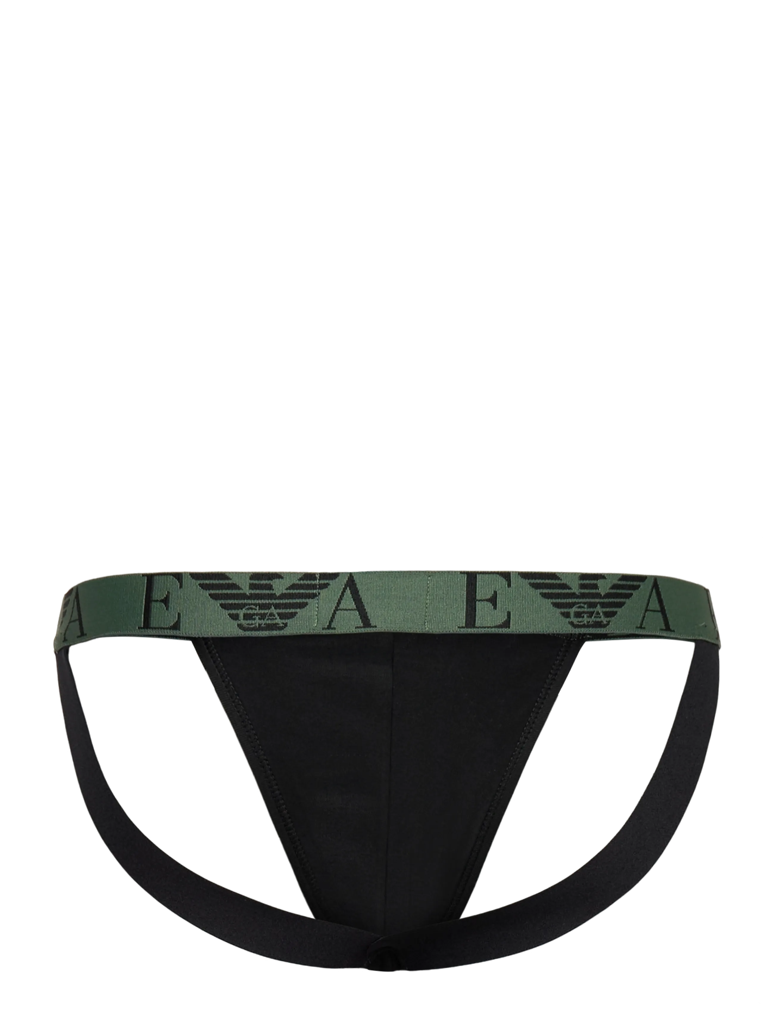 Emporio Armani - 2-PACK BOTTOM - jockstraps - green/black - 4
