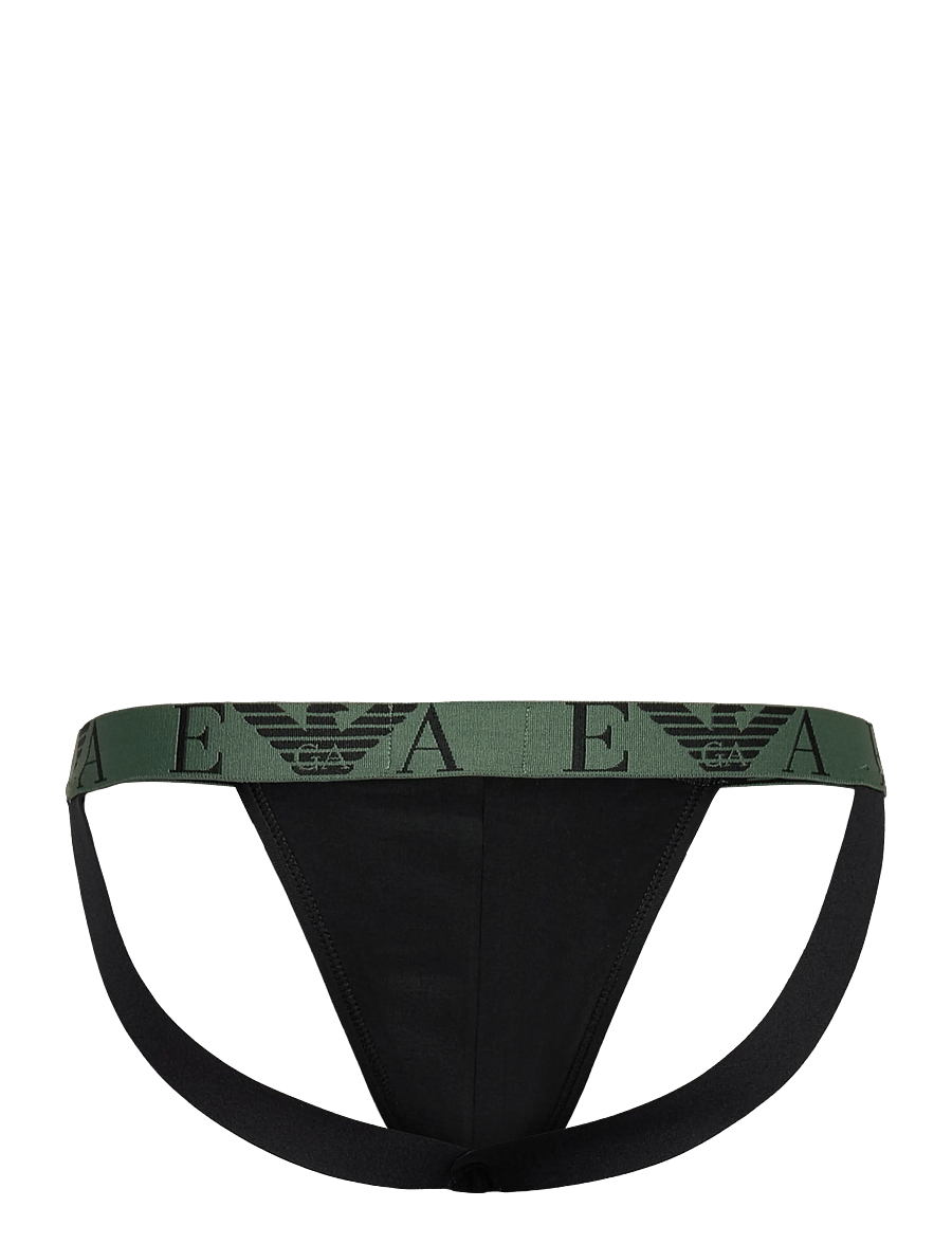 Emporio Armani - 2-PACK BOTTOM - jockstraps - green/black - 4