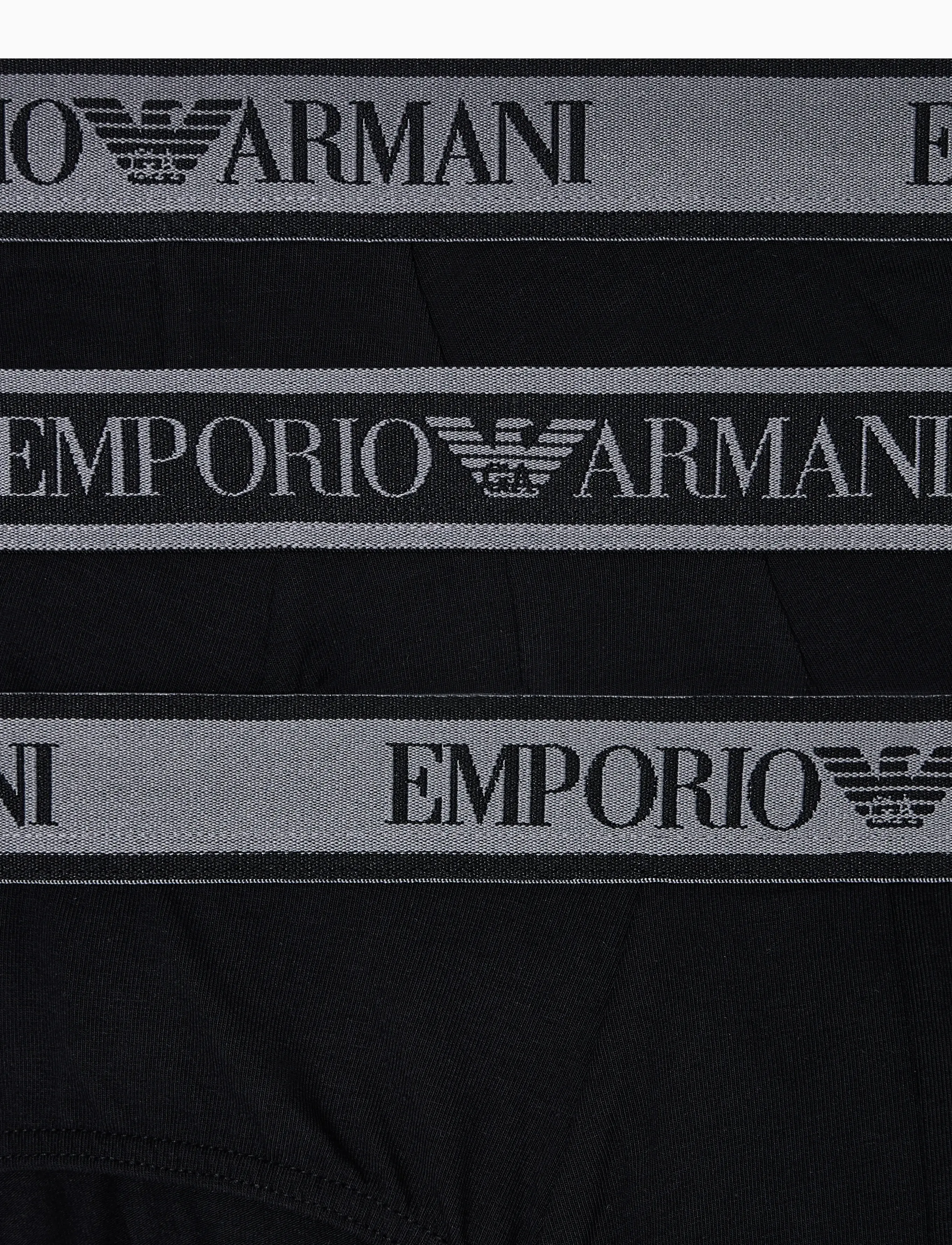 Emporio Armani - 3 PACK BOTTOM - black/black/black - 3