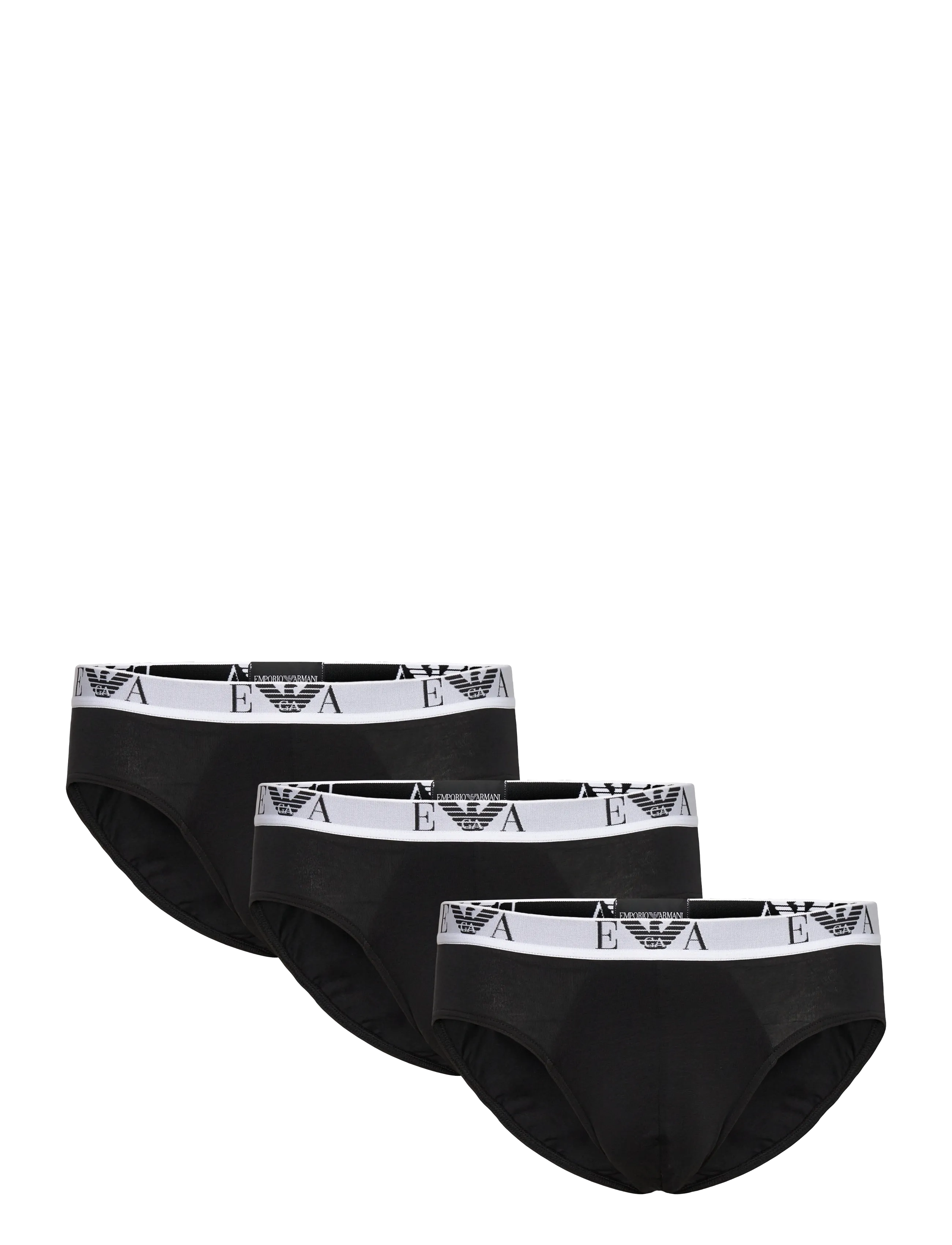 Emporio Armani 3 PACK BOTTOM - Briefs - BLACK/BLACK/BLACK / black