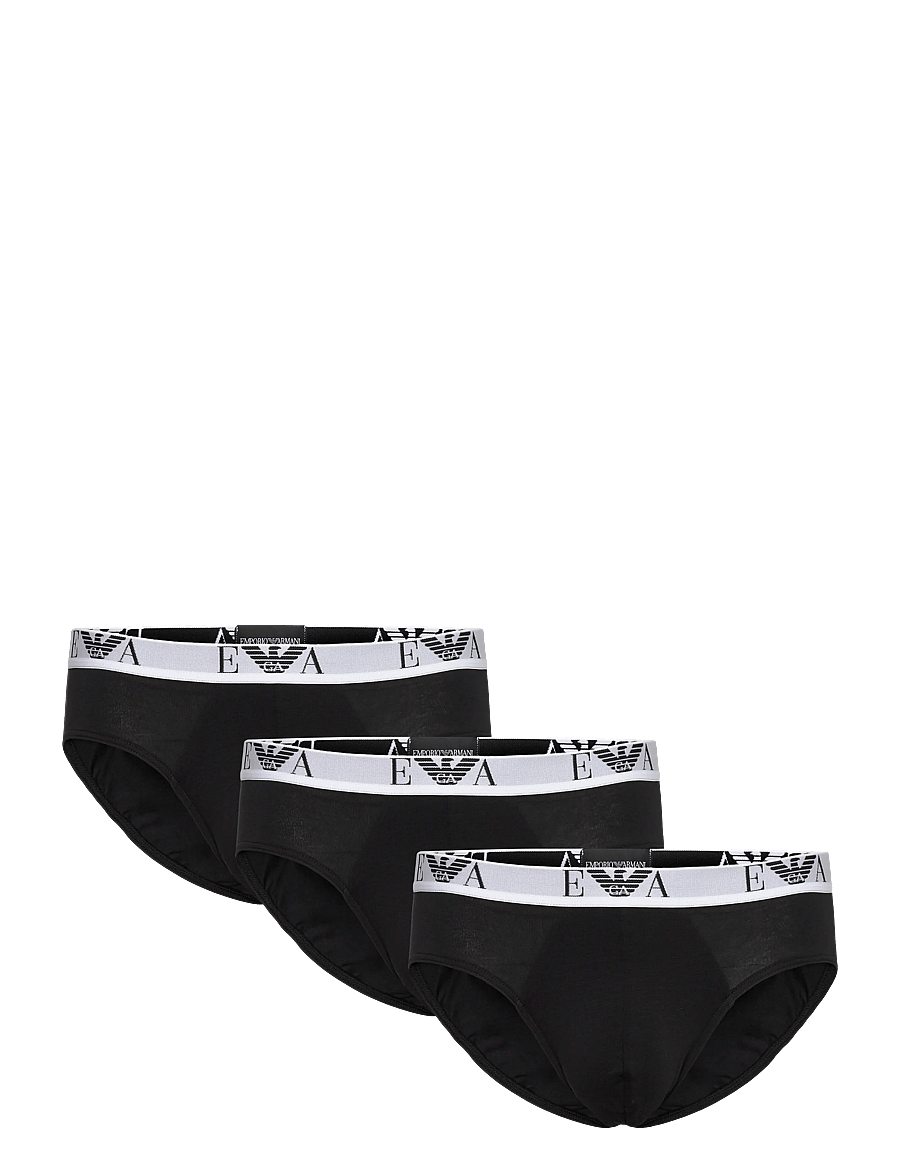 Emporio Armani - 3 PACK BOTTOM - multipack underpants - black/black/black - 1