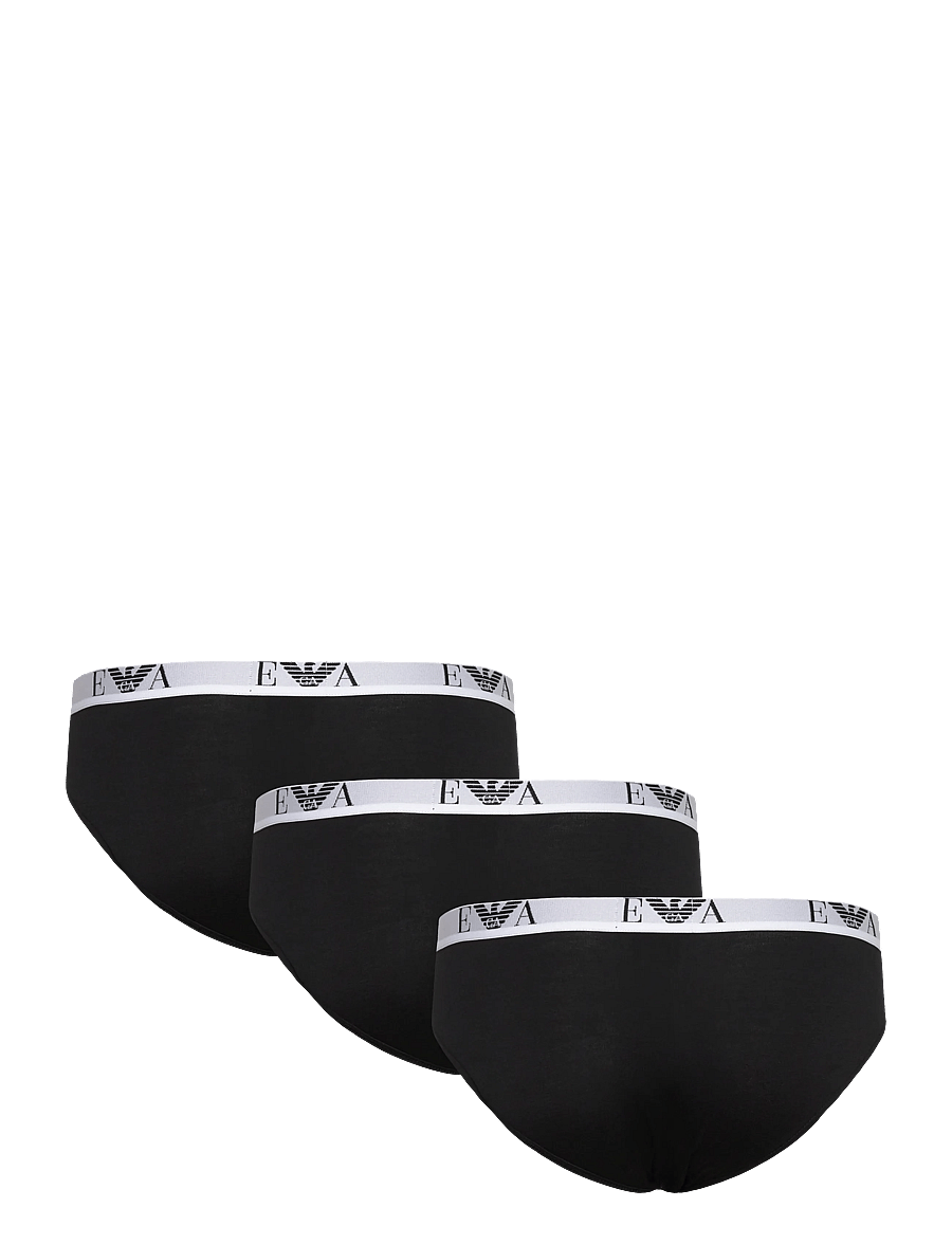 Emporio Armani - 3 PACK BOTTOM - multipack underpants - black/black/black - 4