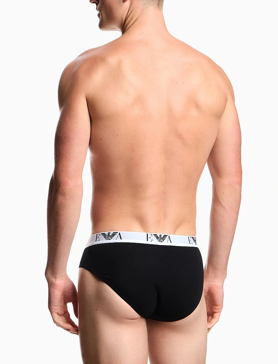 Emporio Armani - 3 PACK BOTTOM - multipack underpants - black/black/black - 2