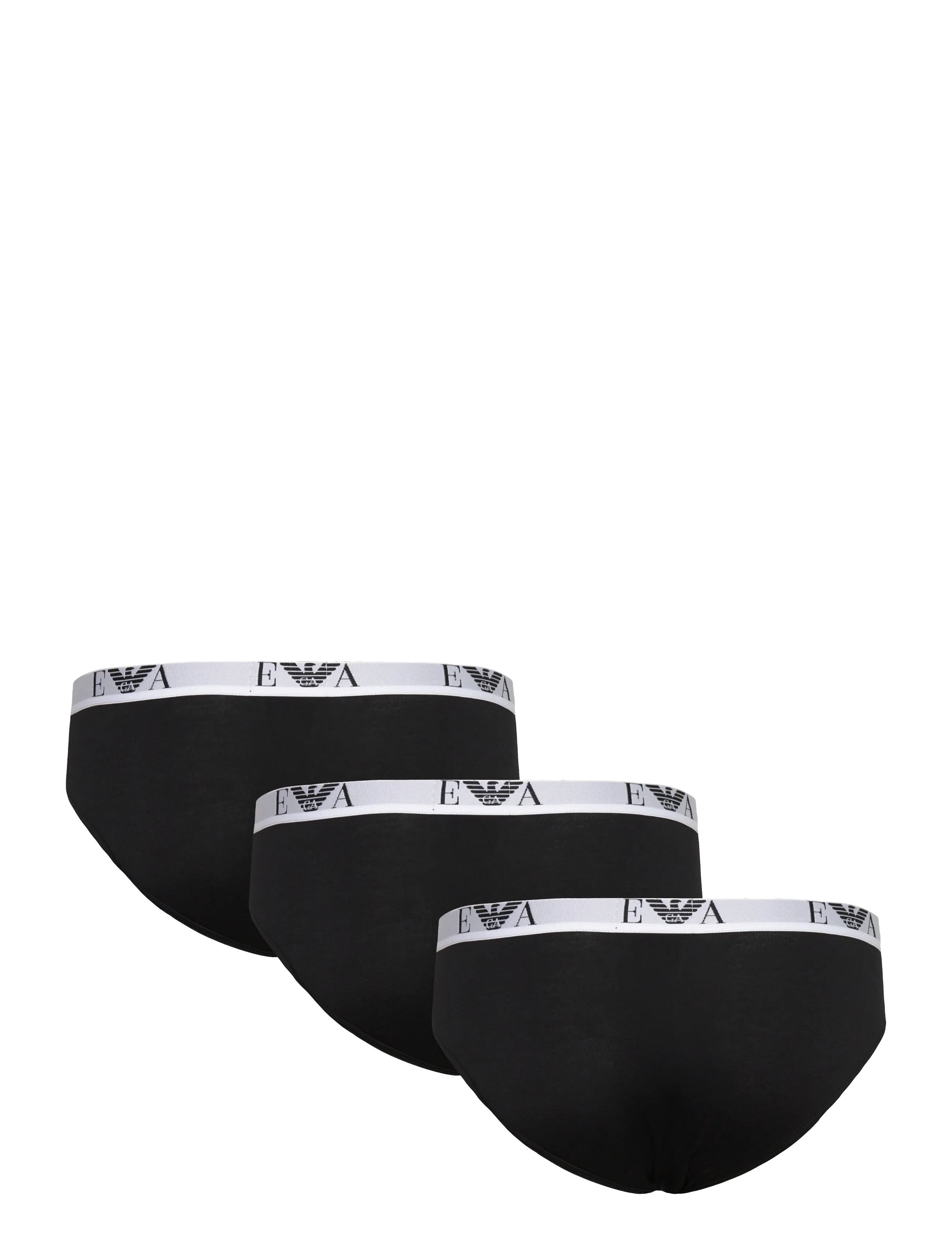 Emporio Armani - 3 PACK BOTTOM - aluspükste mitmikpakk - black/black/black - 4