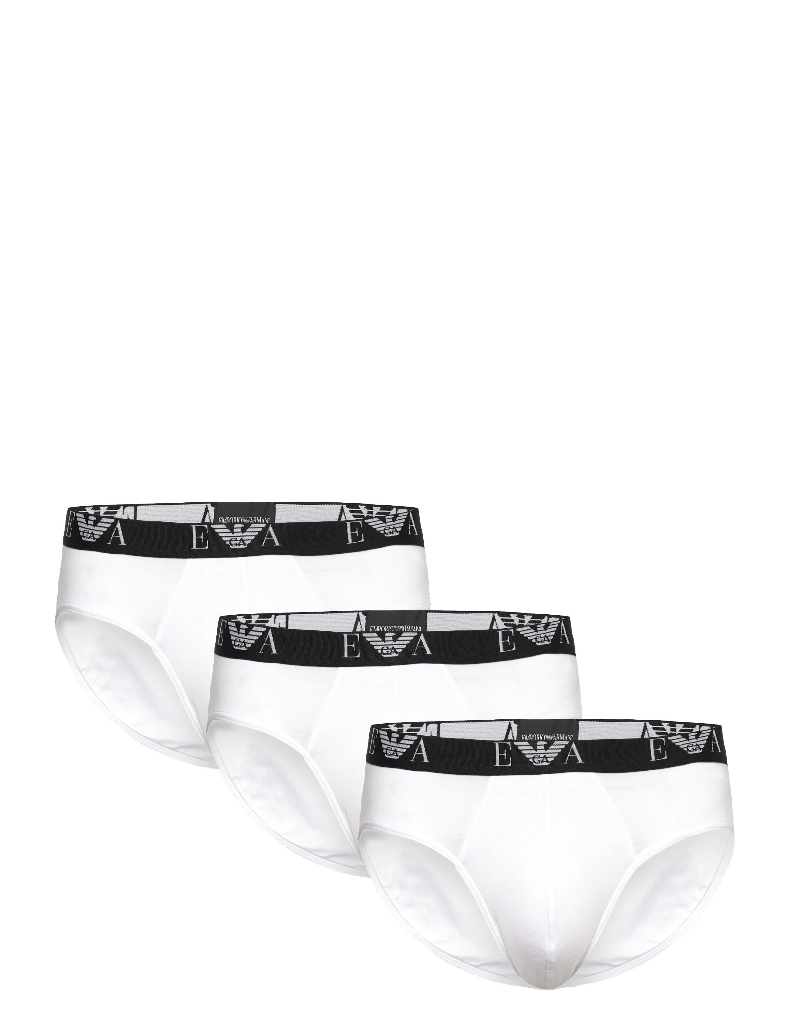 Emporio Armani 3 PACK BOTTOM - Undertøj - WHITE/WHITE/WHITE / white