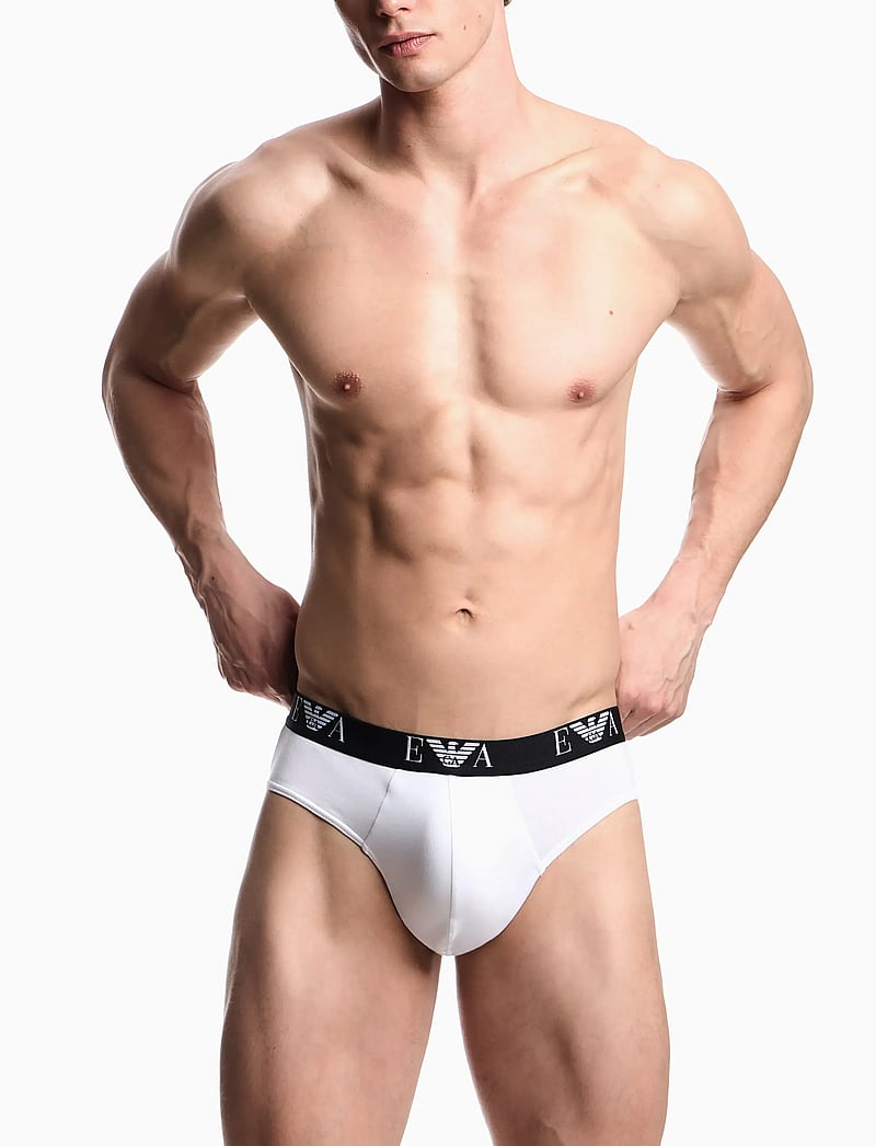 Emporio Armani - 3 PACK BOTTOM - multipack underbukser - white/white/white - 0