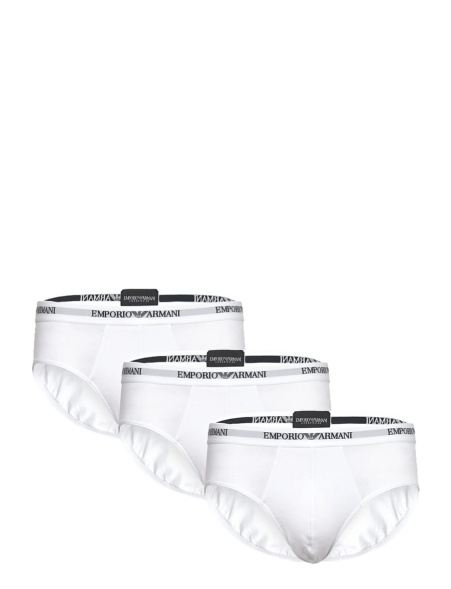 Emporio Armani - 3 PACK BOTTOM - unterhosen im multipack - white/white/white - 1