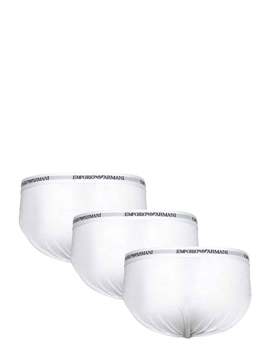 Emporio Armani - 3 PACK BOTTOM - unterhosen im multipack - white/white/white - 3