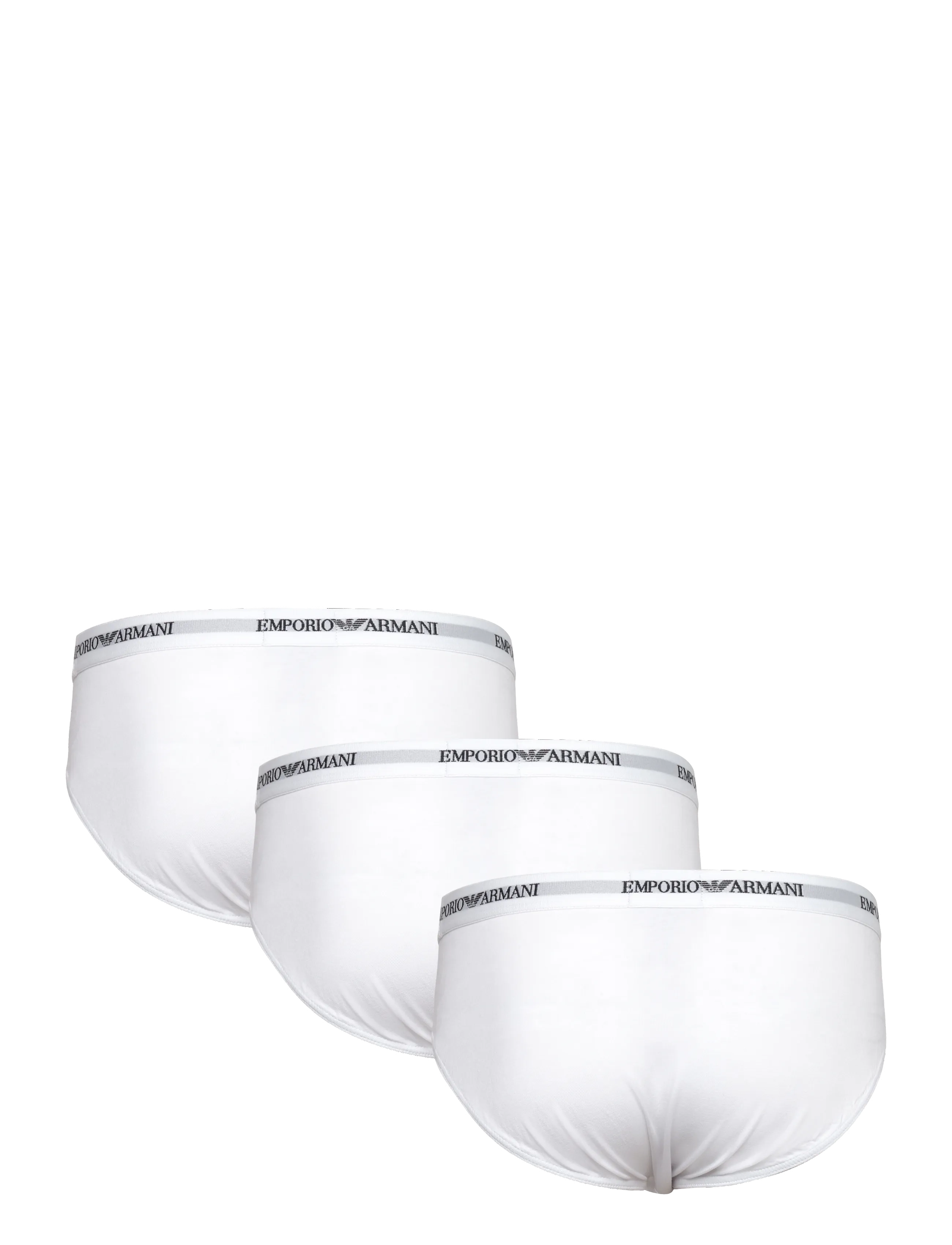 Emporio Armani - 3 PACK BOTTOM - multipack underbukser - white/white/white - 3