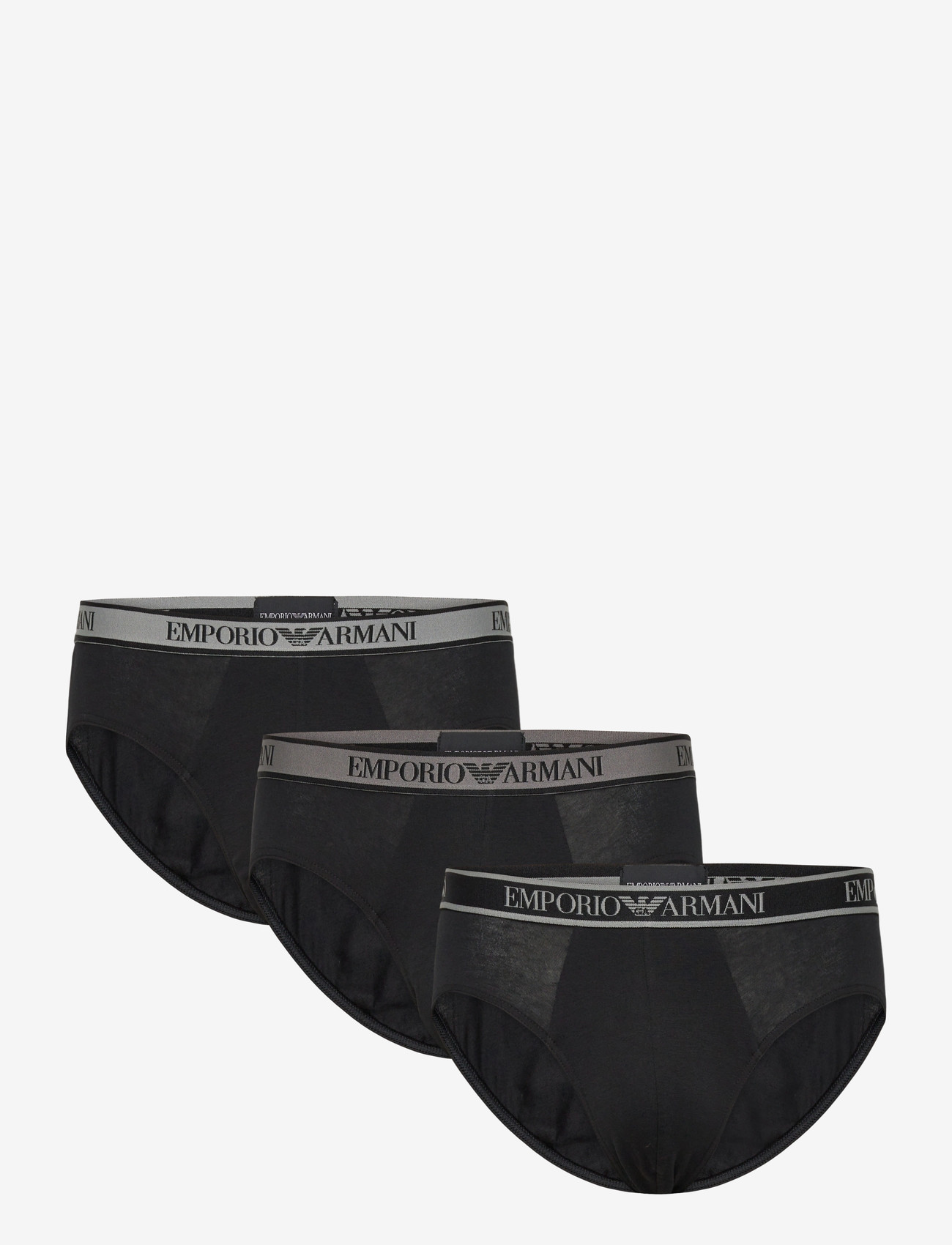 Emporio Armani - 3 PACK BOTTOM - briefs - black/black/black - 0