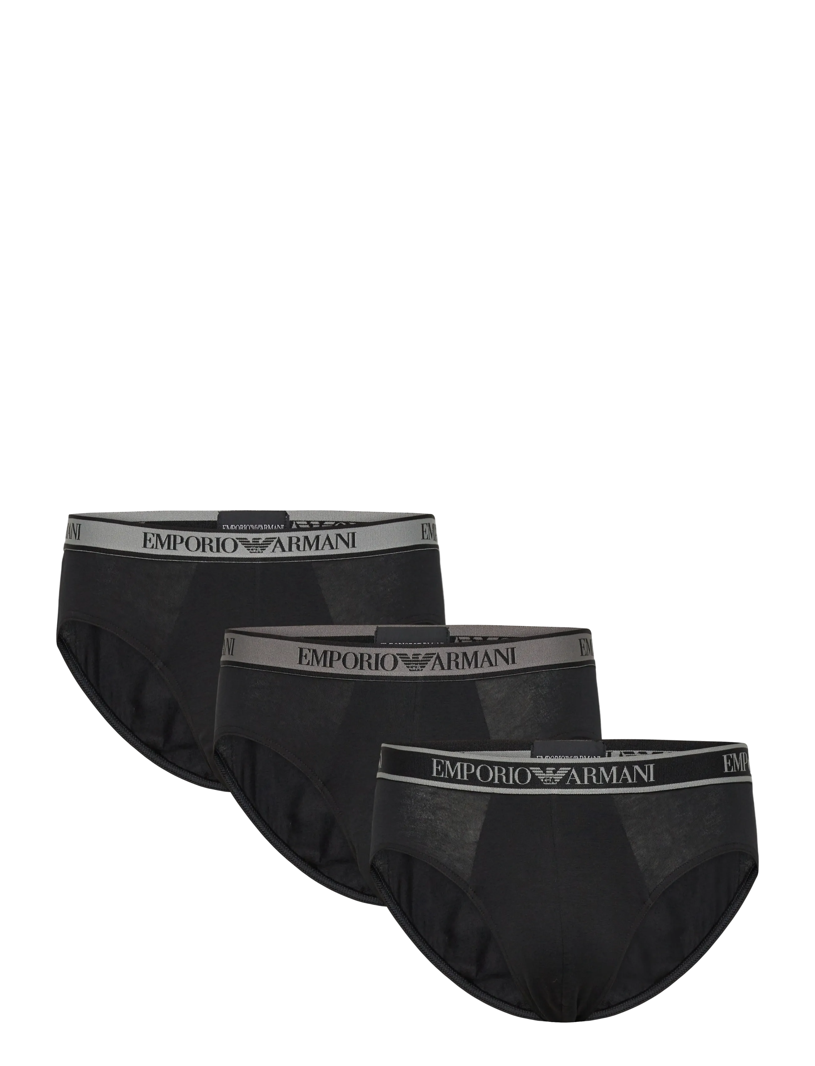Emporio Armani 3 PACK BOTTOM - Briefs - BLACK/BLACK/BLACK / black