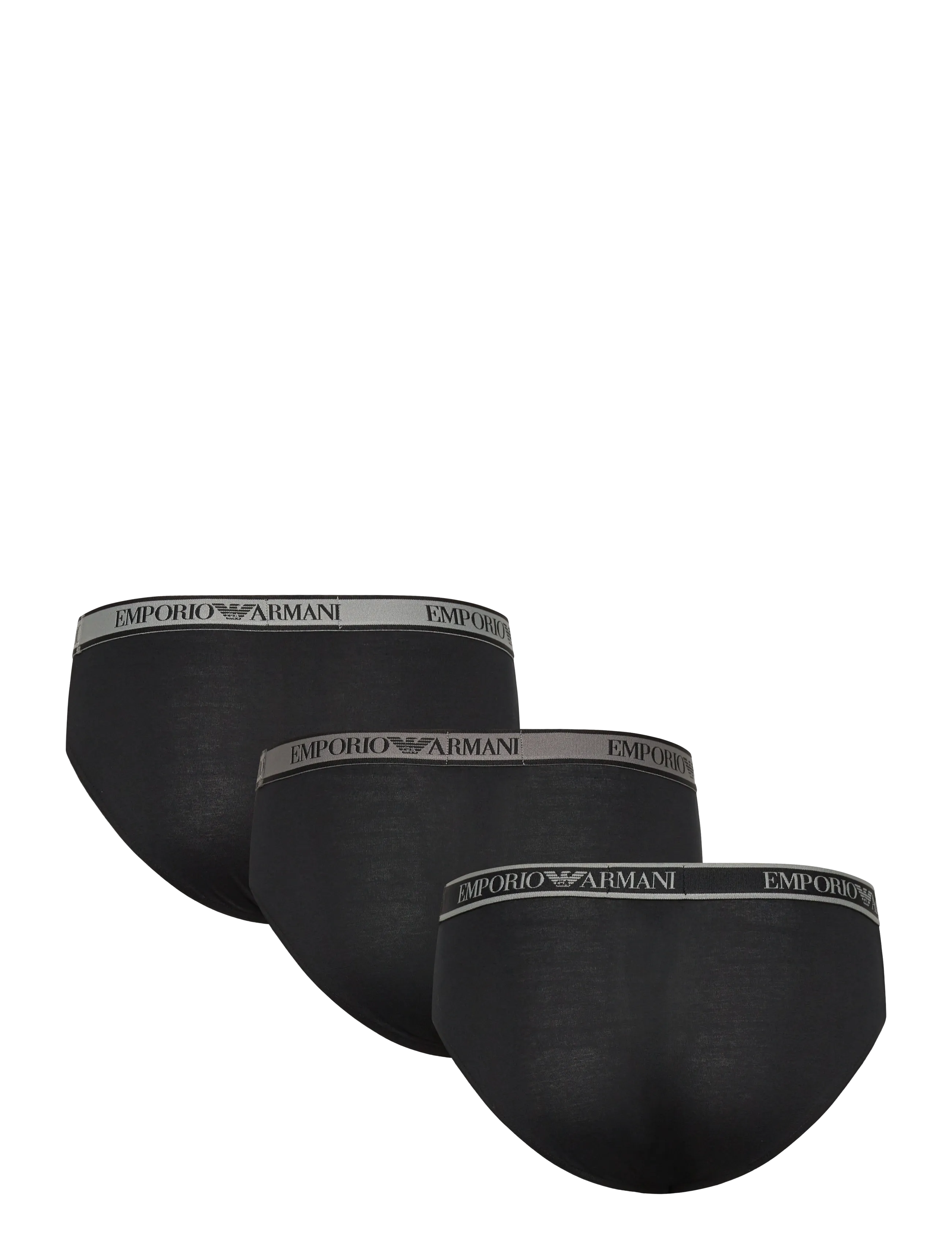 Emporio Armani - 3 PACK BOTTOM - multipack underpants - black/black/black - 4