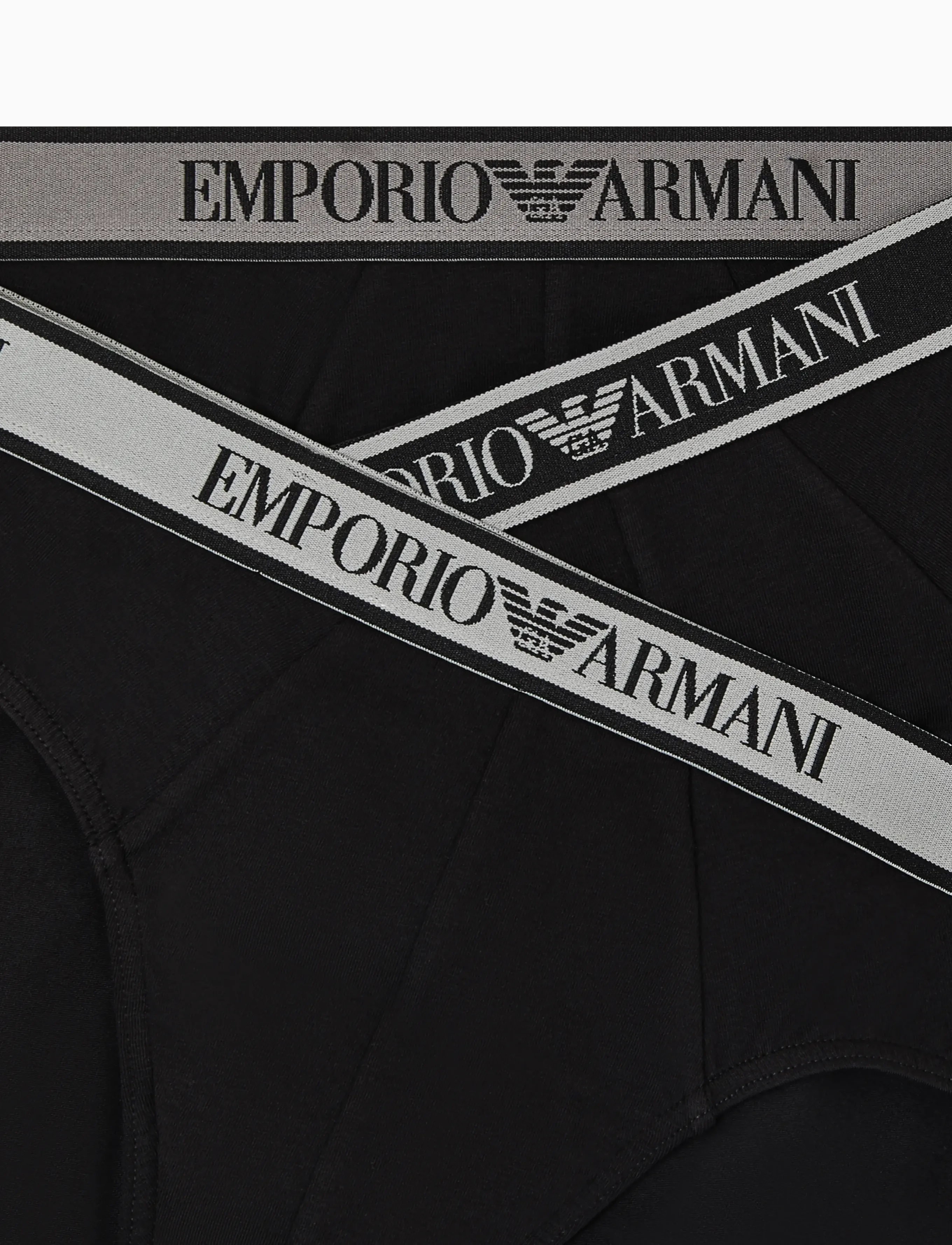 Emporio Armani - 3 PACK BOTTOM - multipack underpants - black/black/black - 3