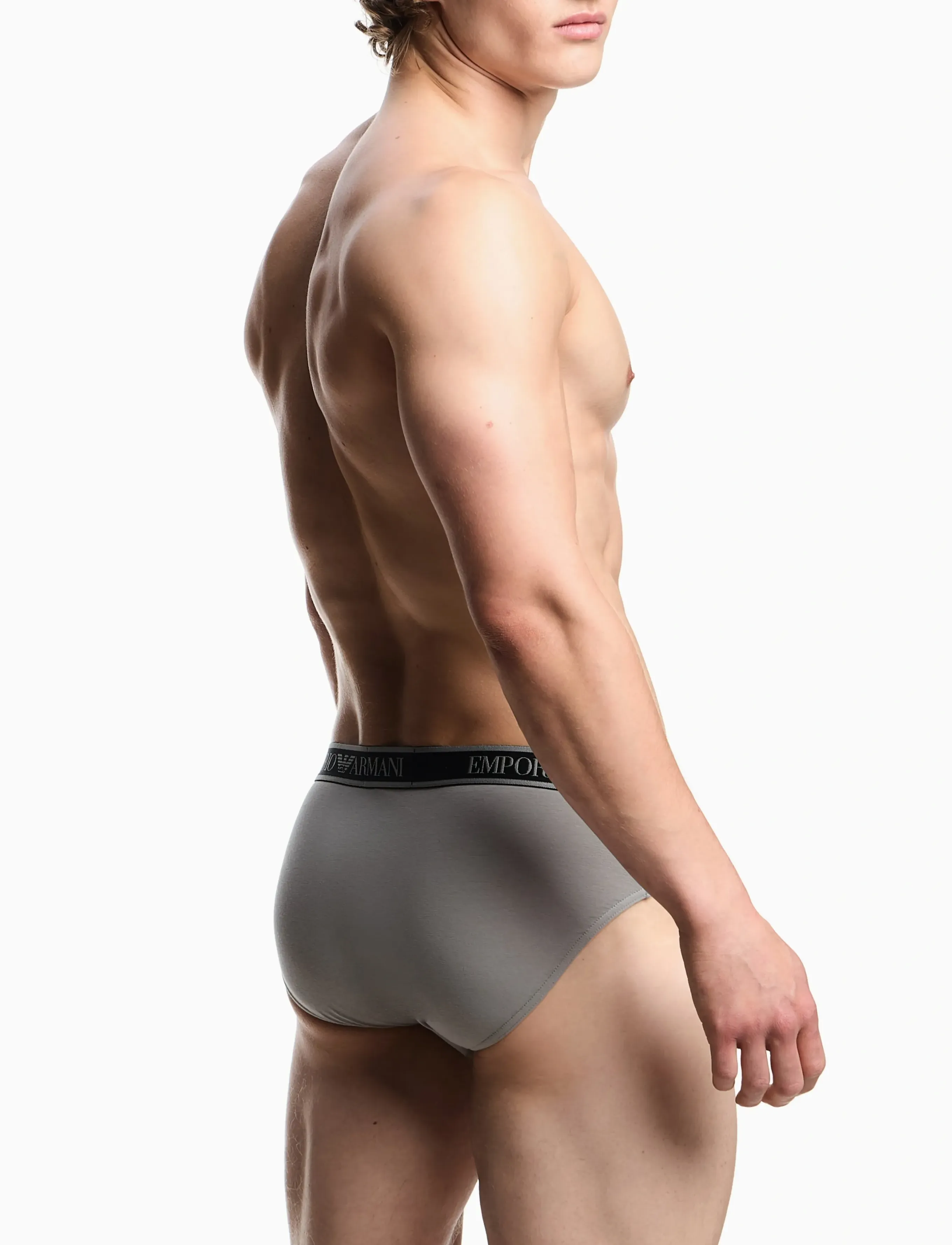 Emporio Armani - 3 PACK BOTTOM - multipack kalsonger - black/steel/grey - 2