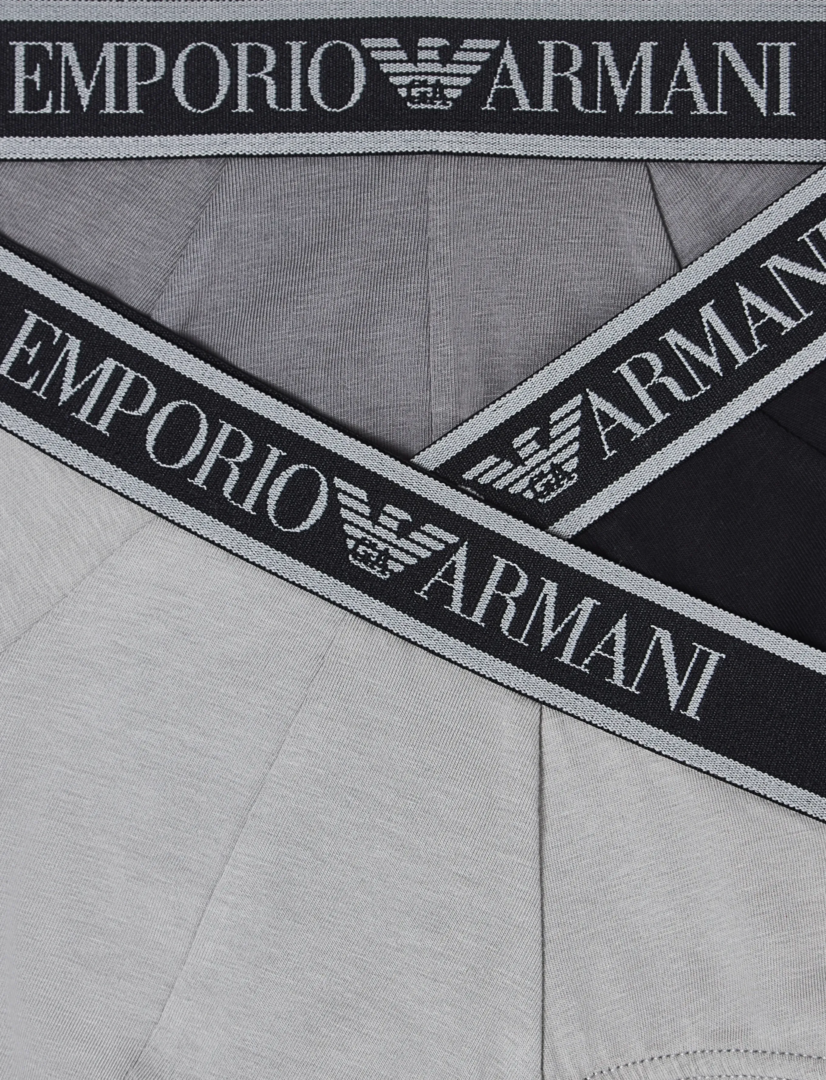 Emporio Armani - 3 PACK BOTTOM - multipack kalsonger - black/steel/grey - 3