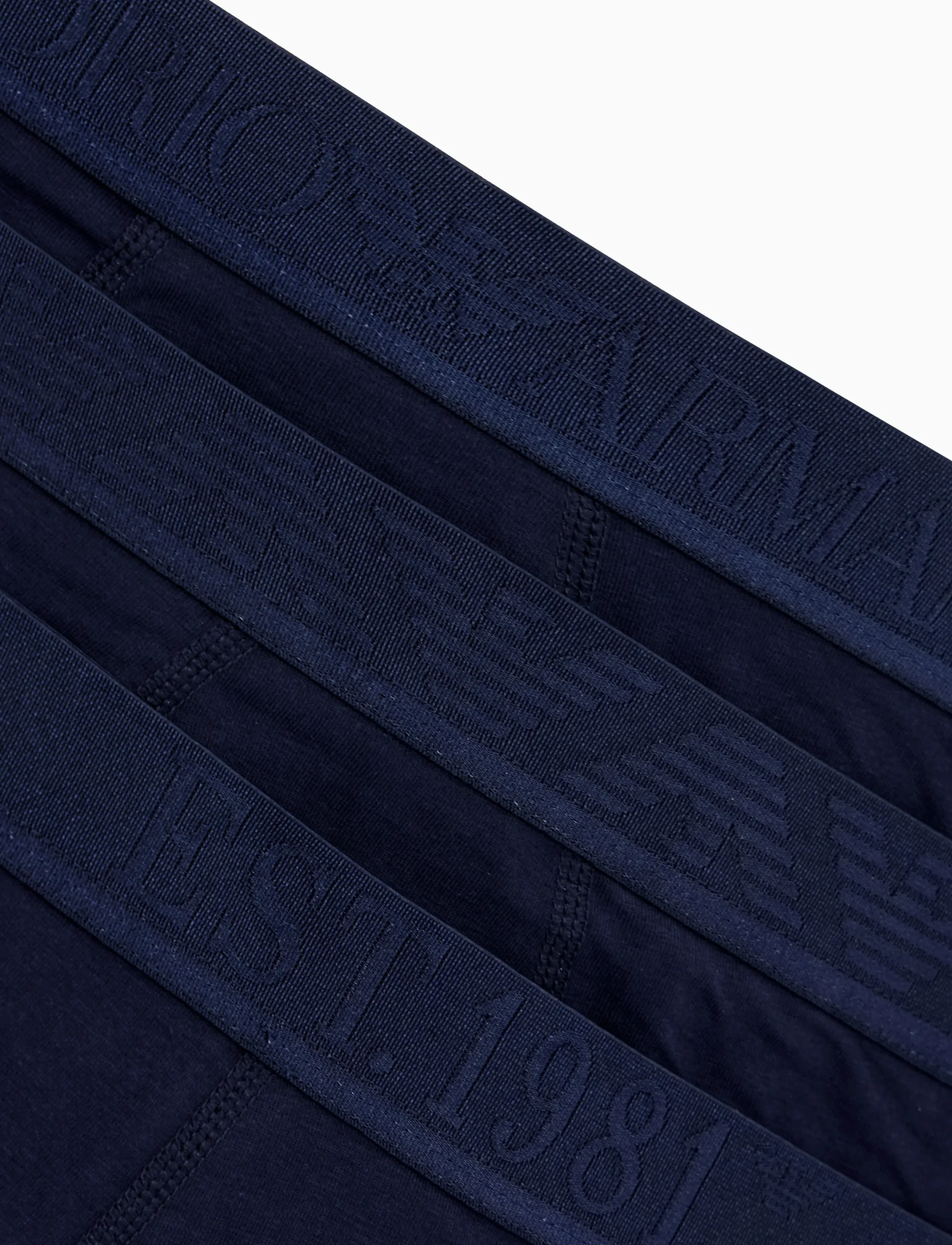 Emporio Armani - 3 PACK BOTTOM - boxerkalsonger - ar.blu/ar.blu/ar.blu - 3