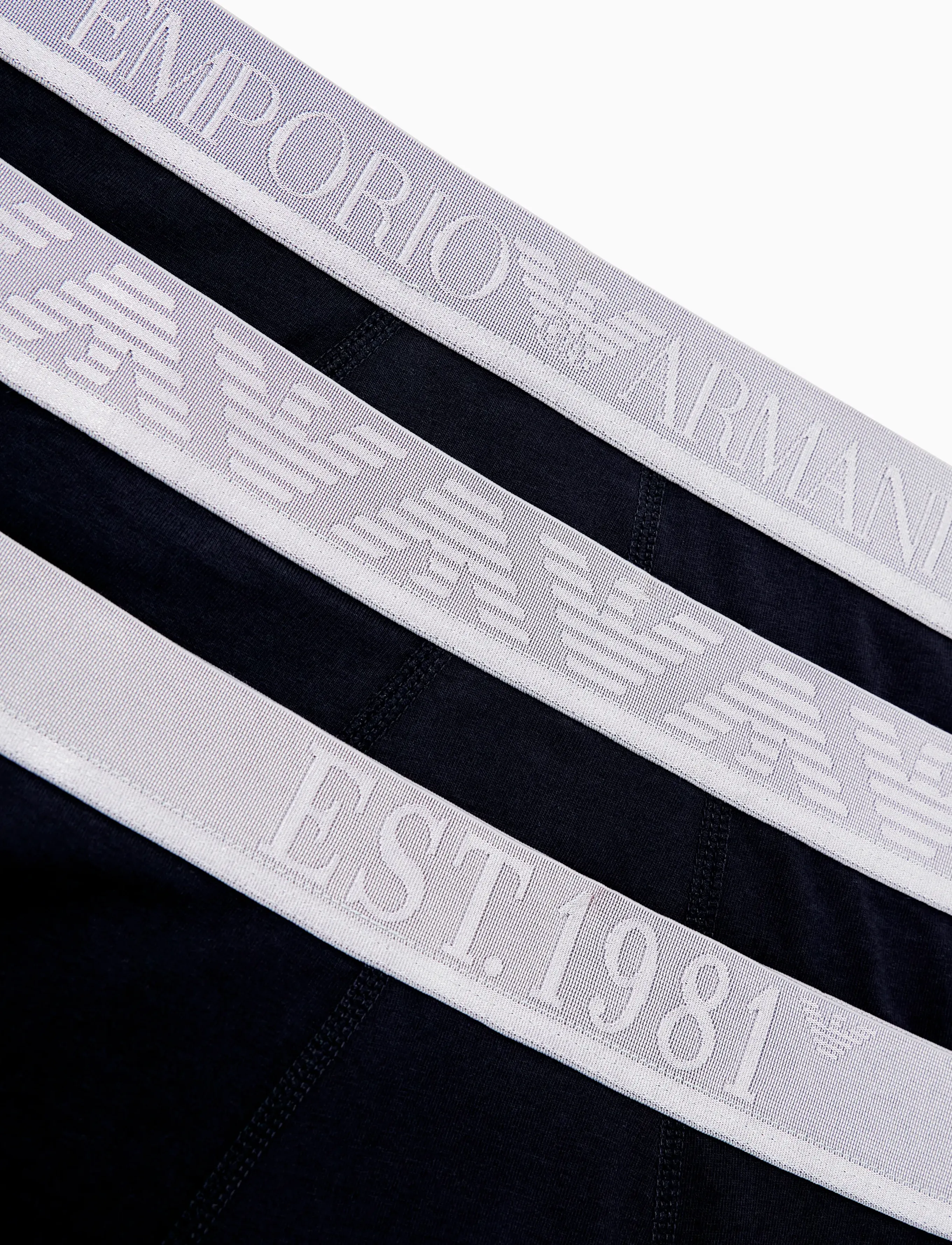 Emporio Armani - 3 PACK BOTTOM - black/black/black - 3