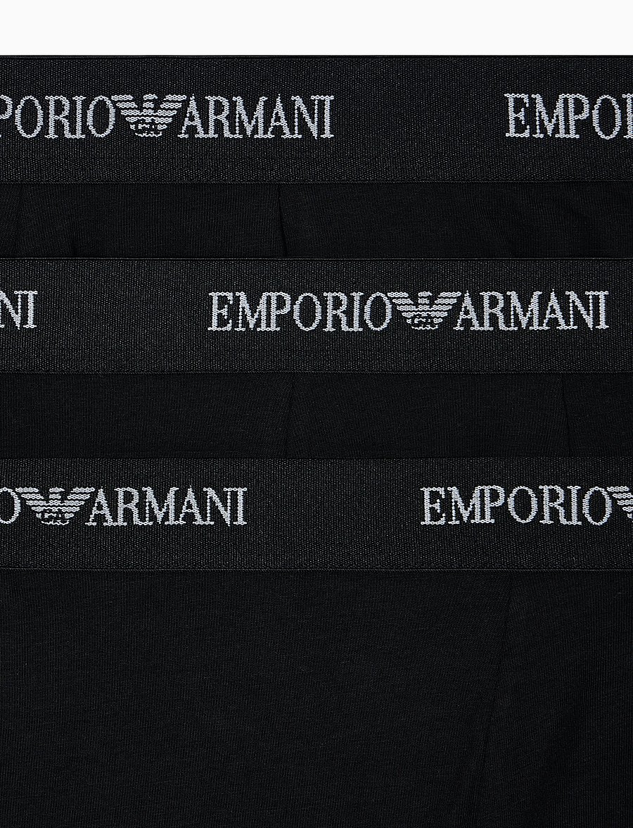 Emporio Armani - 3 PACK BOTTOM - multipack underpants - black/black/black - 3