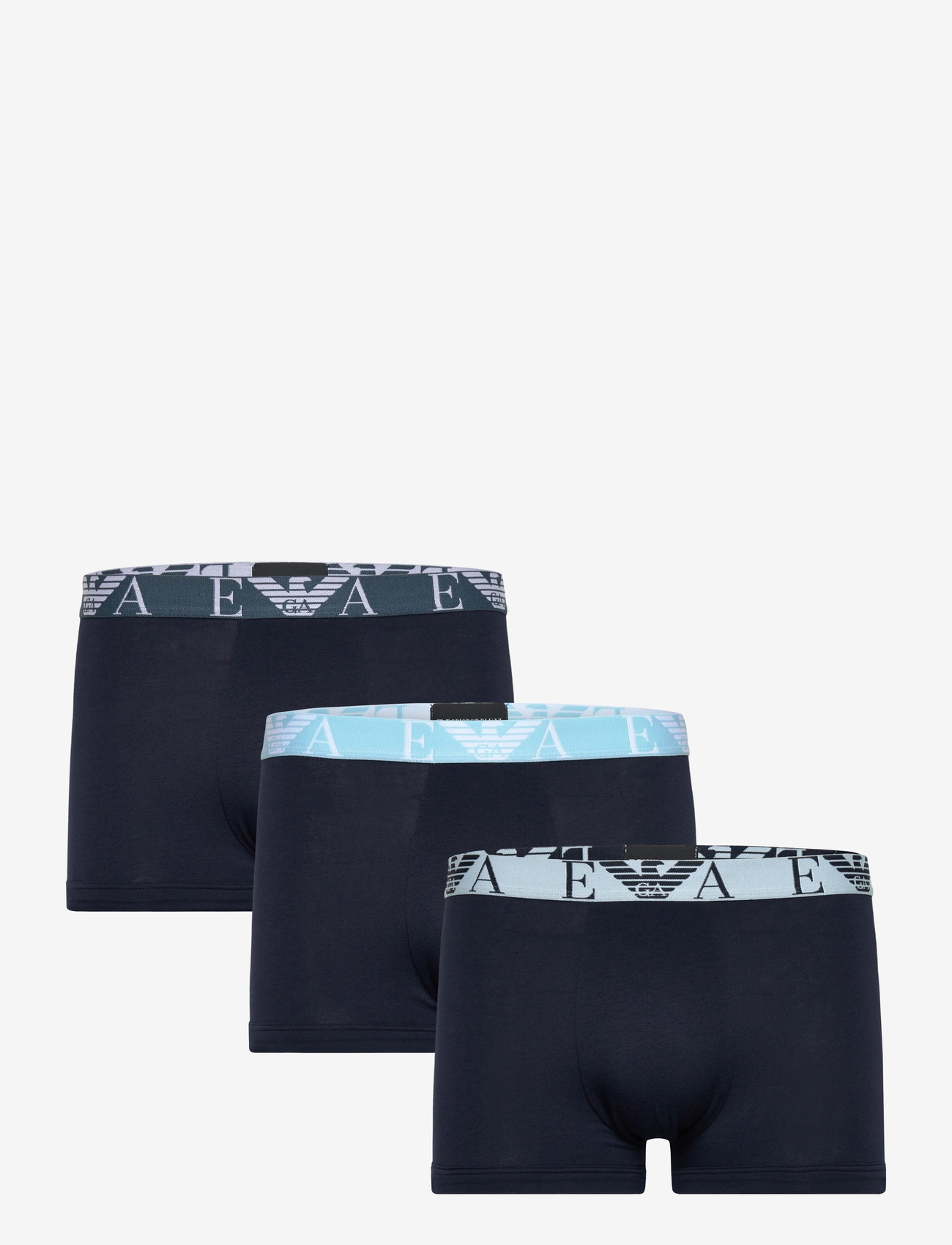 Emporio Armani - 3 PACK BOTTOM - unterhosen im multipack - ar.blu/ar.blu/ar.blu - 0