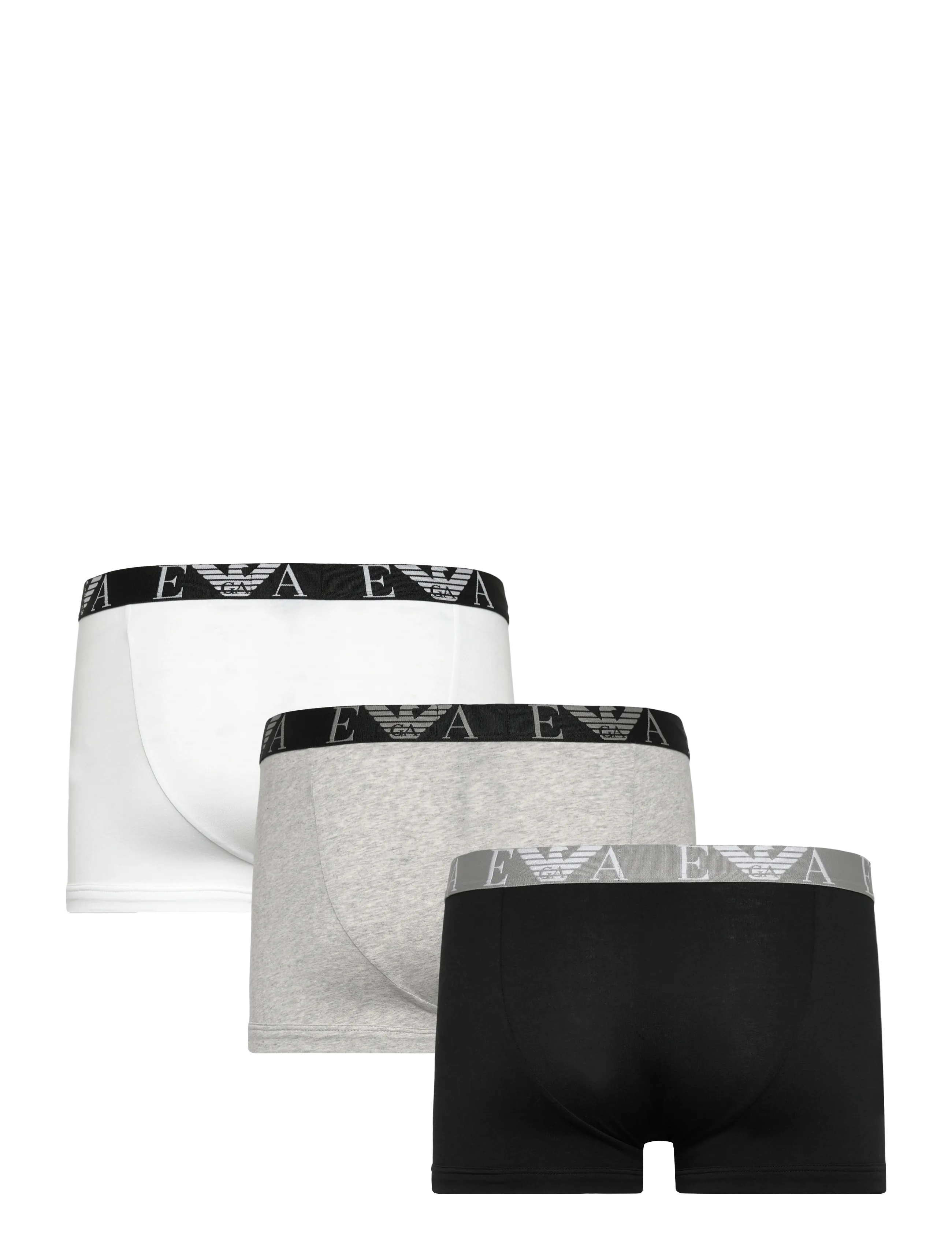 Emporio Armani - 3 PACK BOTTOM - multipack underpants - blk/lg mel gre/wht - 2