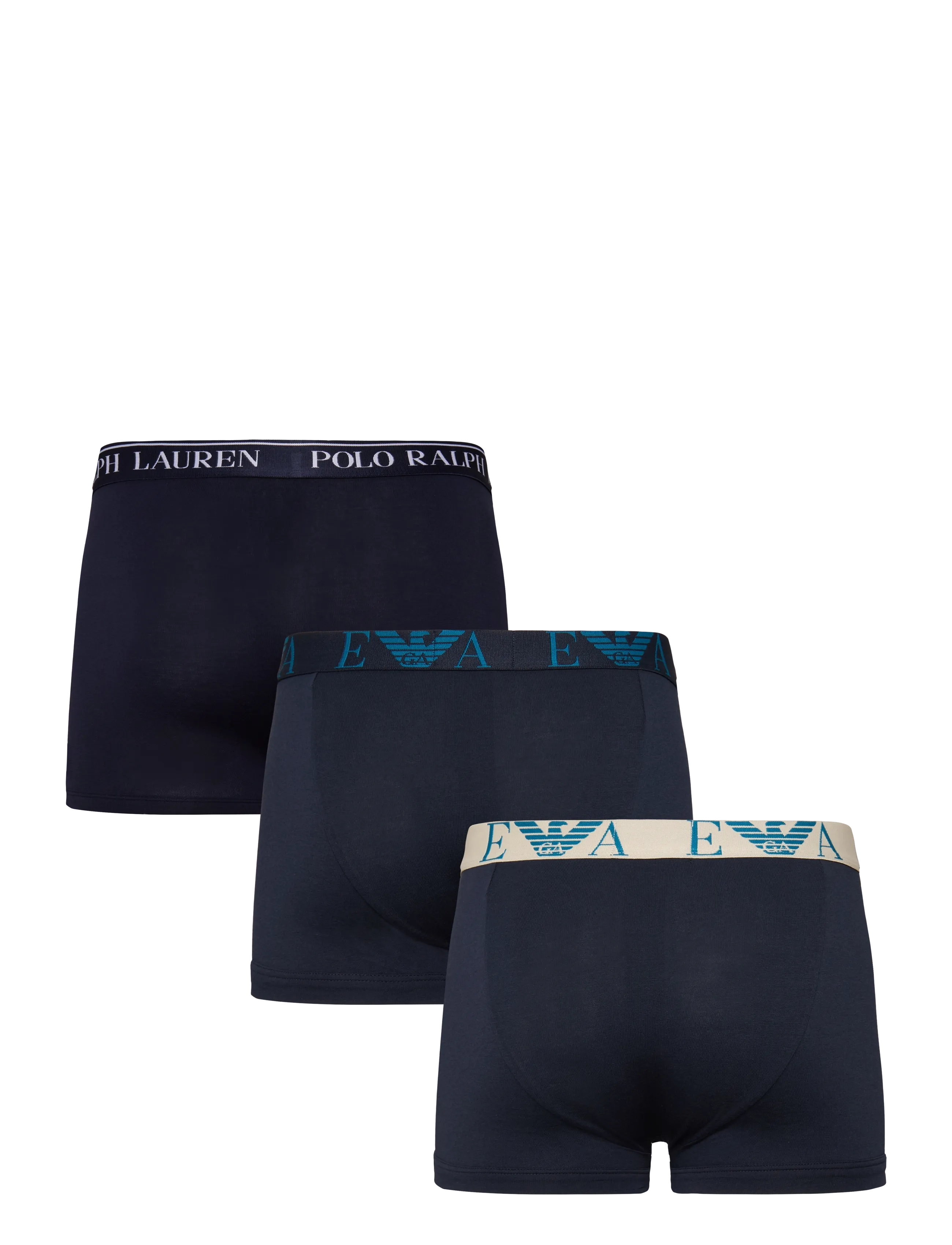Emporio Armani - 3 PACK BOTTOM - blu/blu/blu - 1