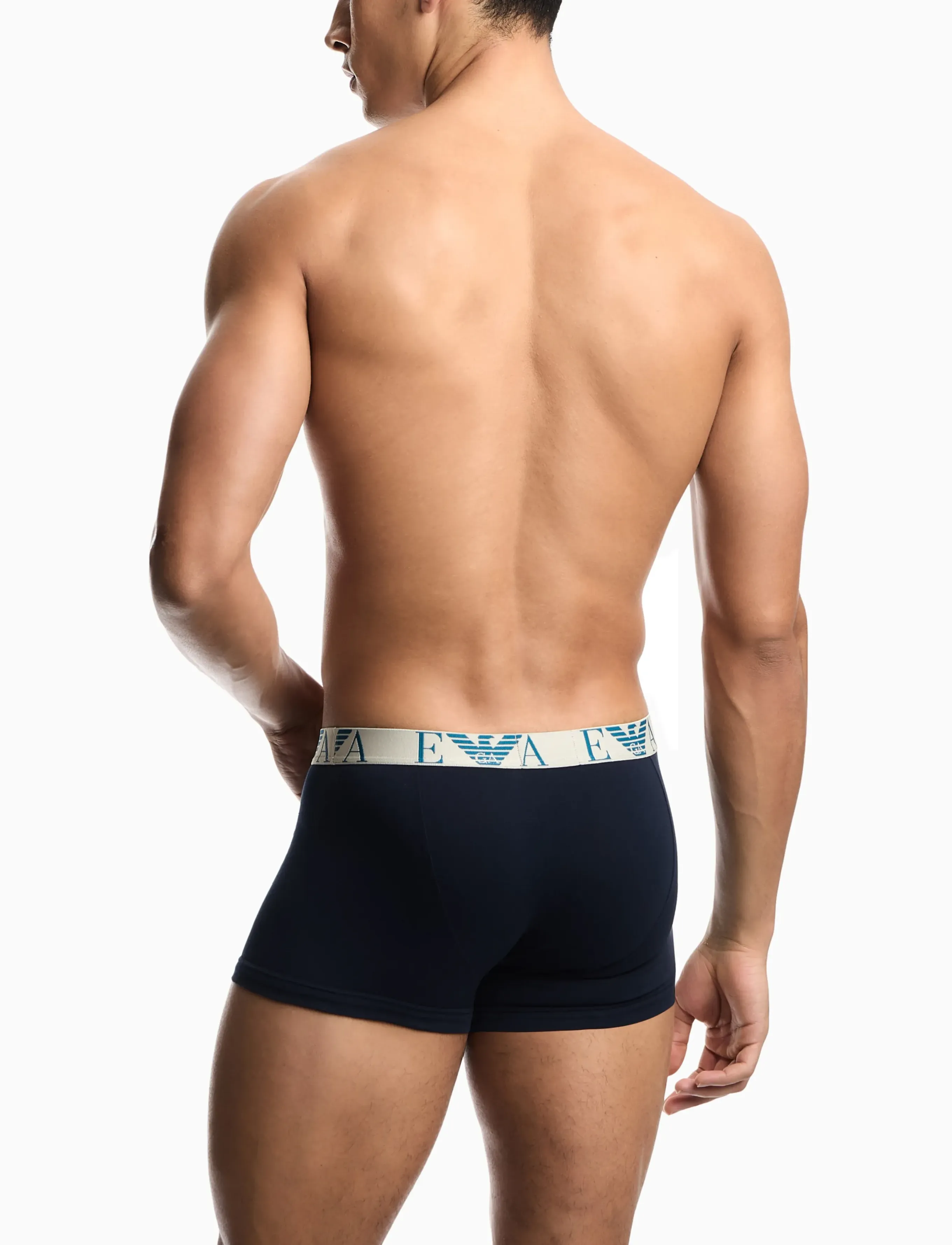 Emporio Armani - 3 PACK BOTTOM - unterhosen im multipack - blu/blu/blu - 3