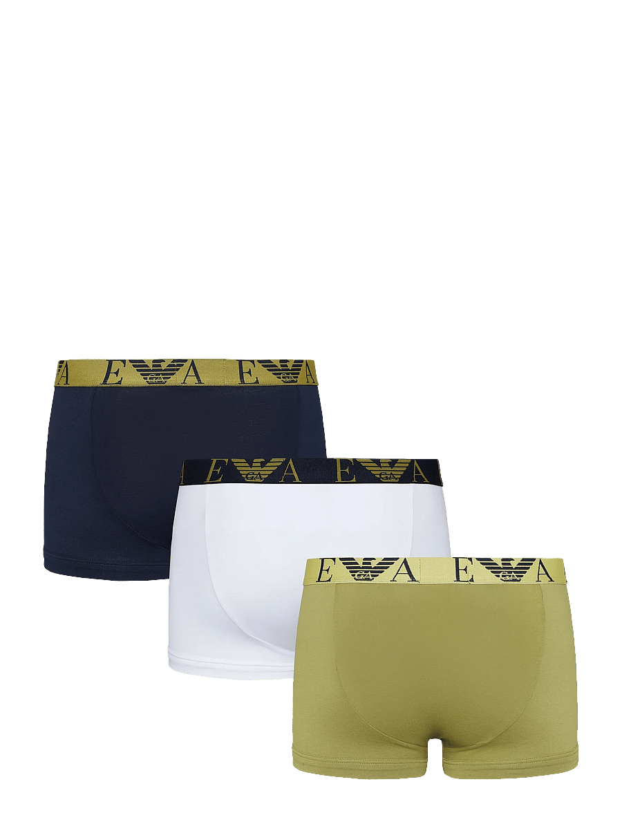Emporio Armani - 3 PACK BOTTOM - unterhosen im multipack - blu/moss/white - 1