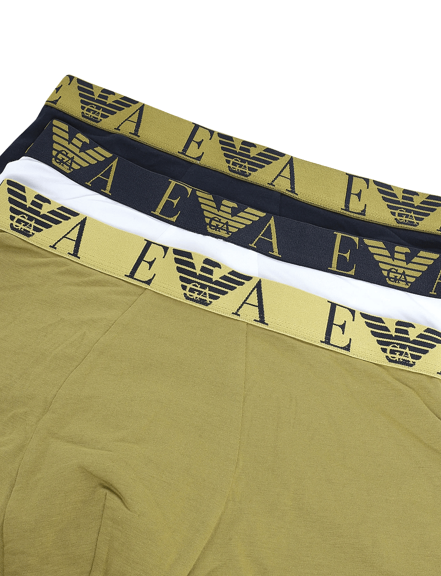 Emporio Armani - 3 PACK BOTTOM - unterhosen im multipack - blu/moss/white - 2