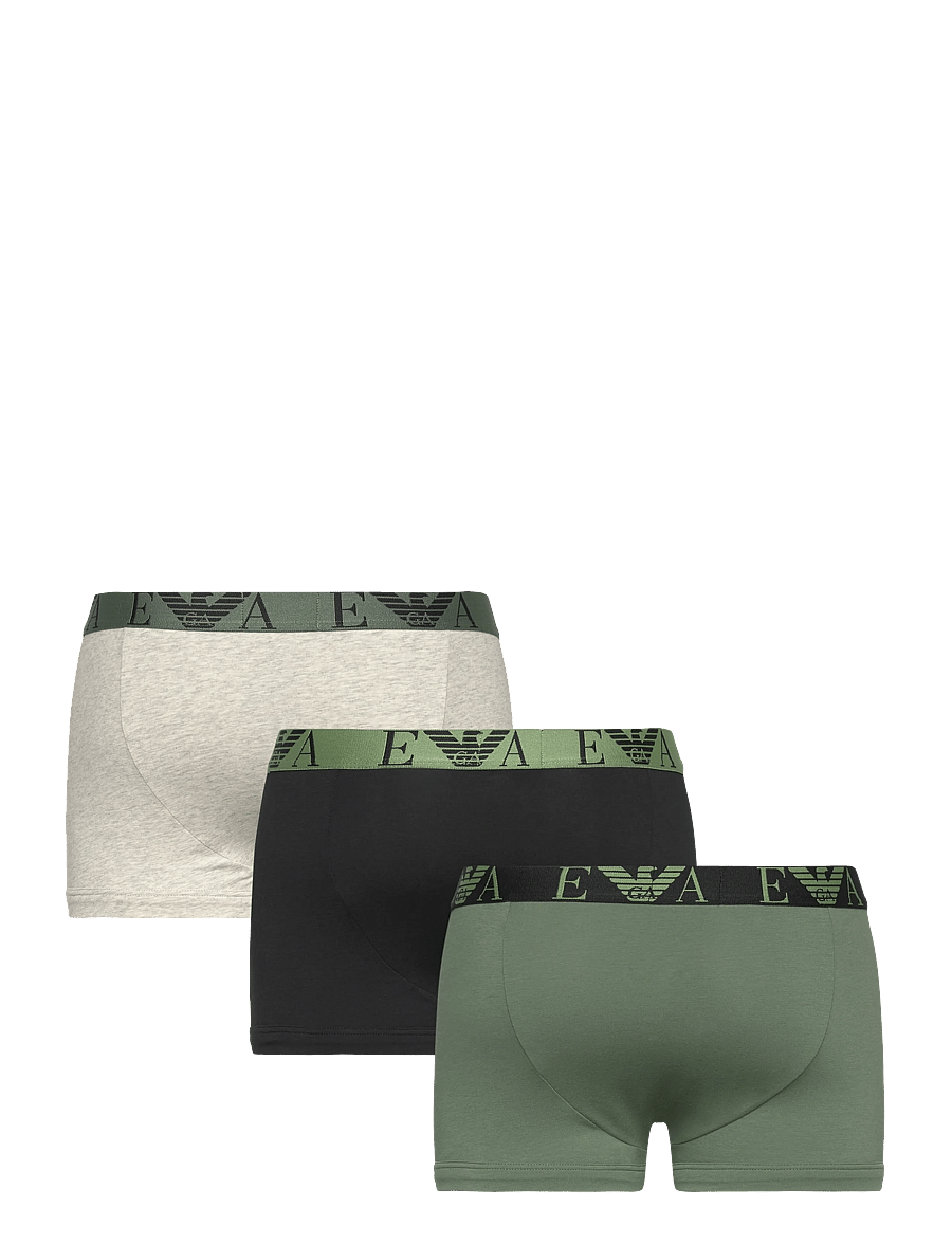 Emporio Armani - 3 PACK BOTTOM - multipack kalsonger - green/blk/lg mel gre - 1